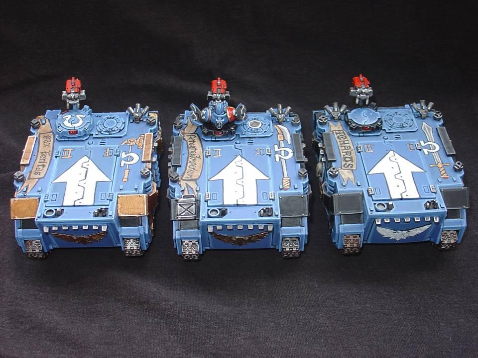 Rhino, Space Marines, Ultramarines