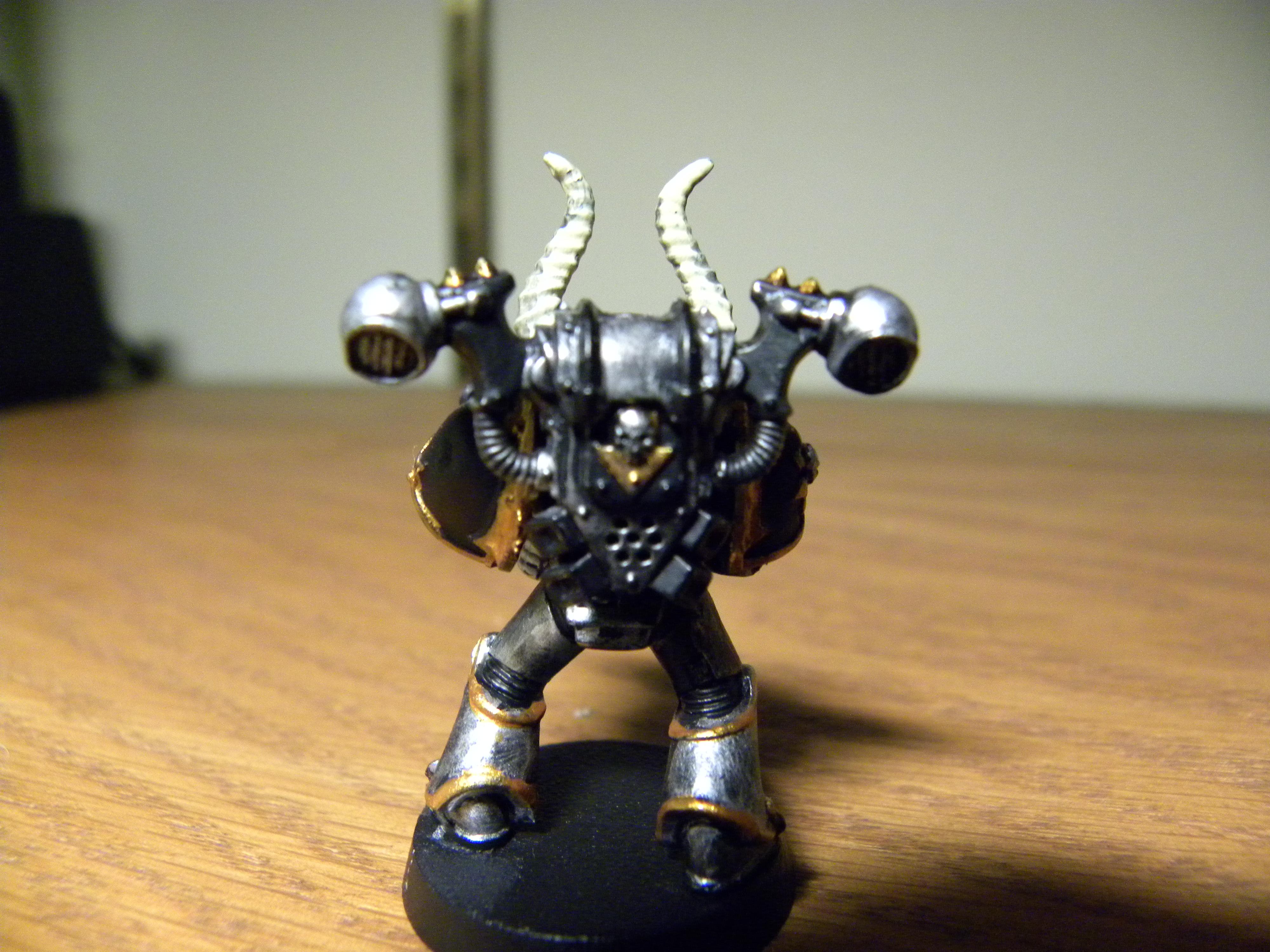 Chaos Space Marines, Custom Color Scheme, Warhammer 40,000, Work In Progress