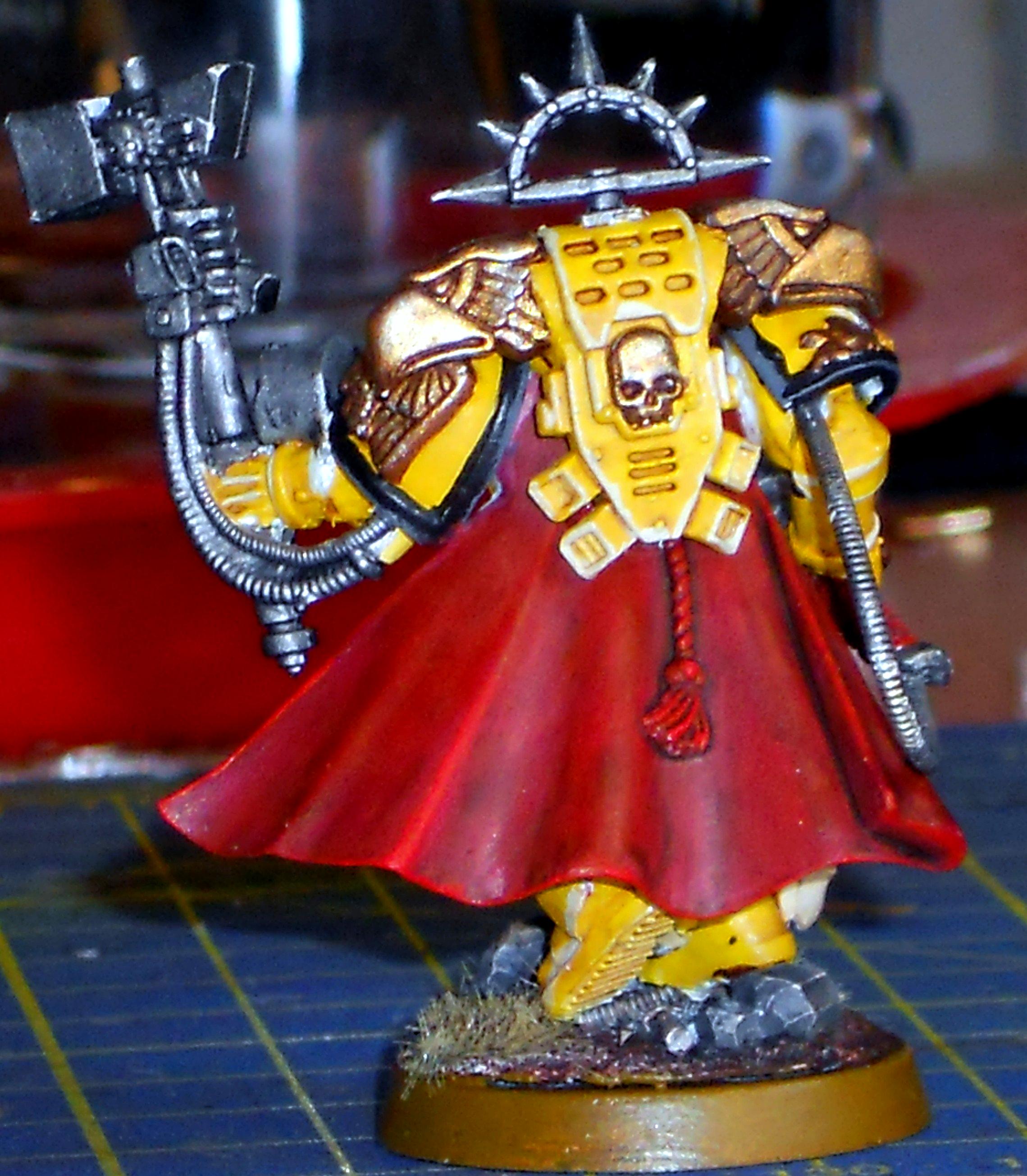 Chapter Master, Conversion, Imperial Fists, Kit Bash, Space Marines