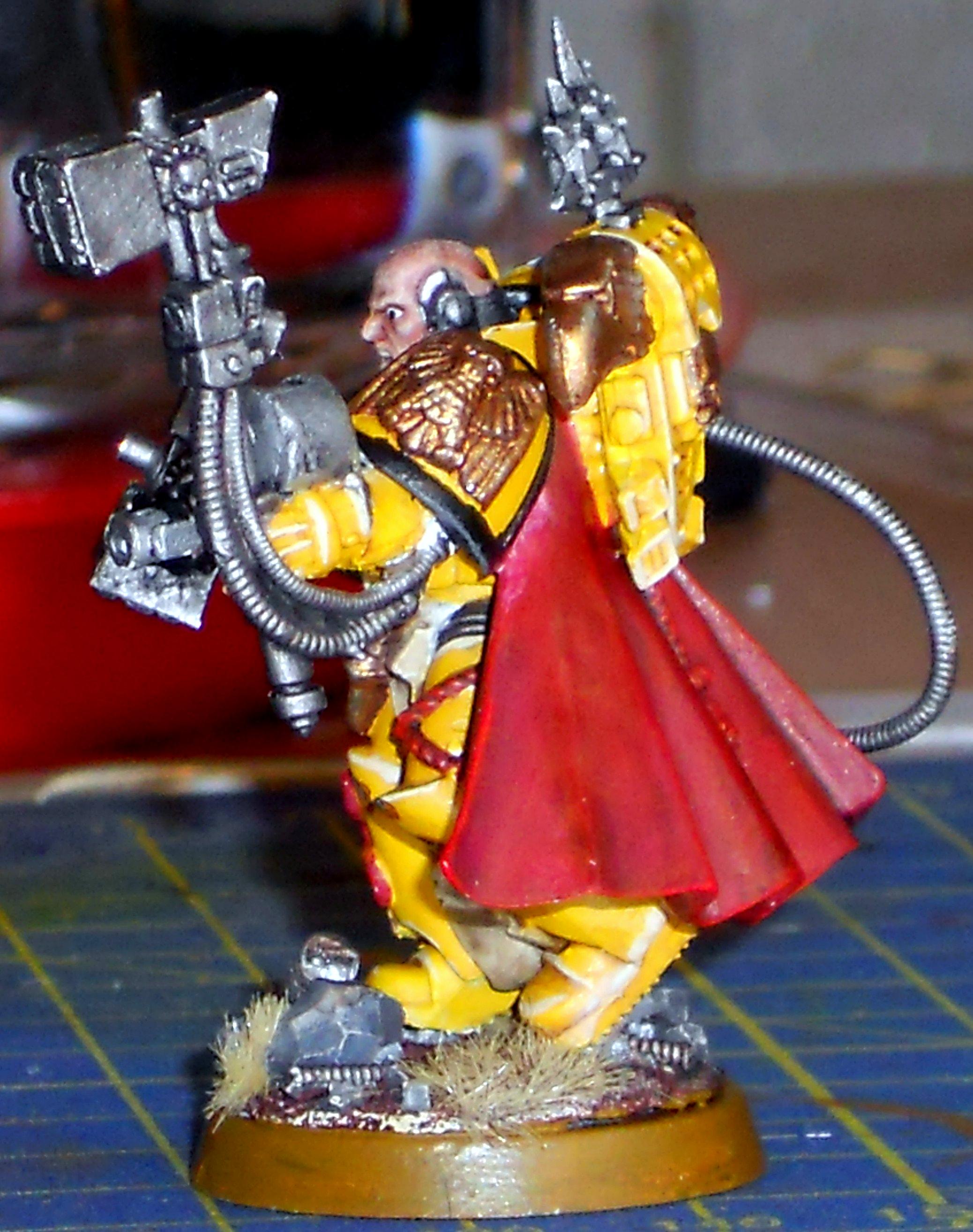 Chapter Master, Conversion, Imperial Fists, Kit Bash, Space Marines
