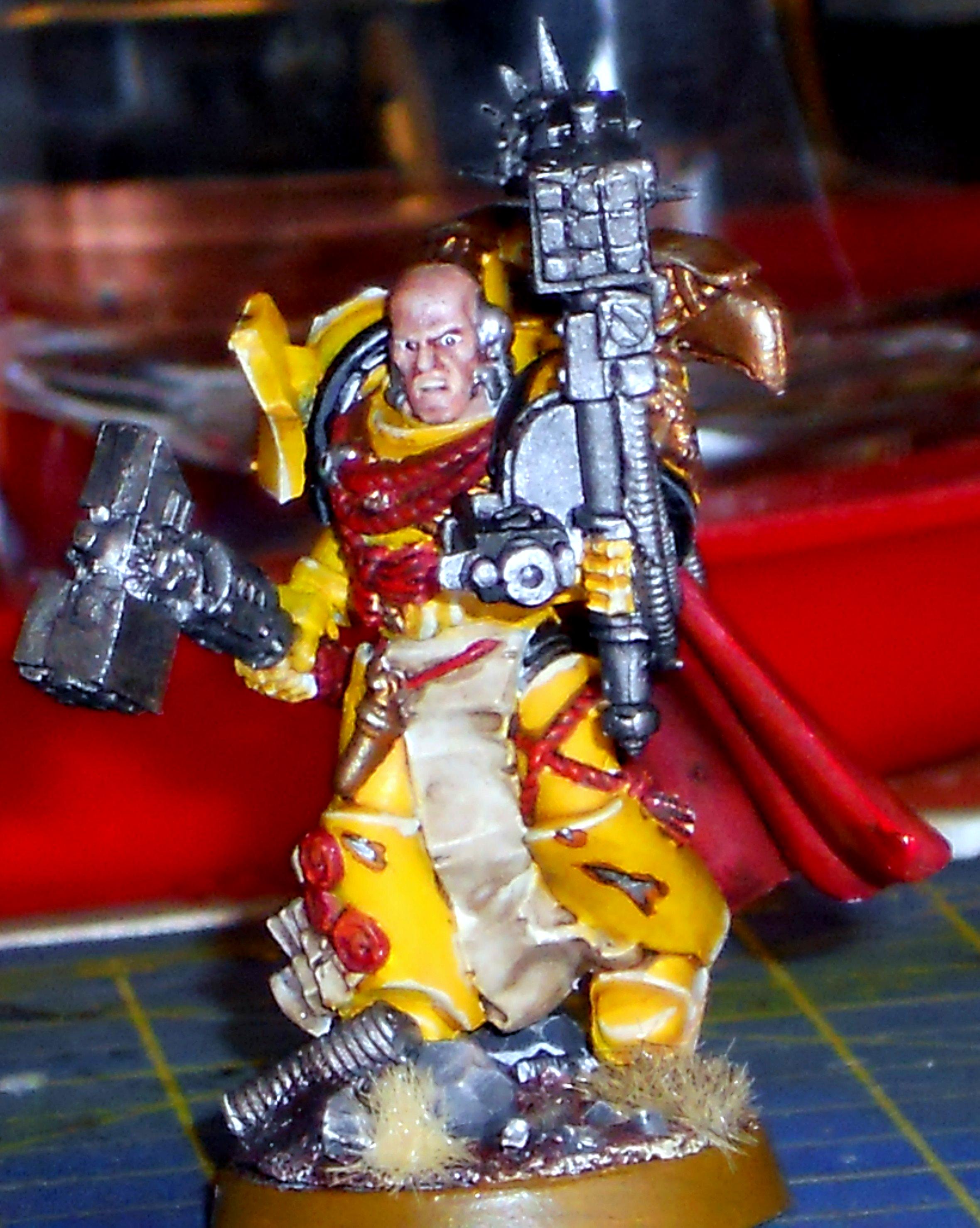Chapter Master, Conversion, Imperial Fists, Kit Bash, Space Marines