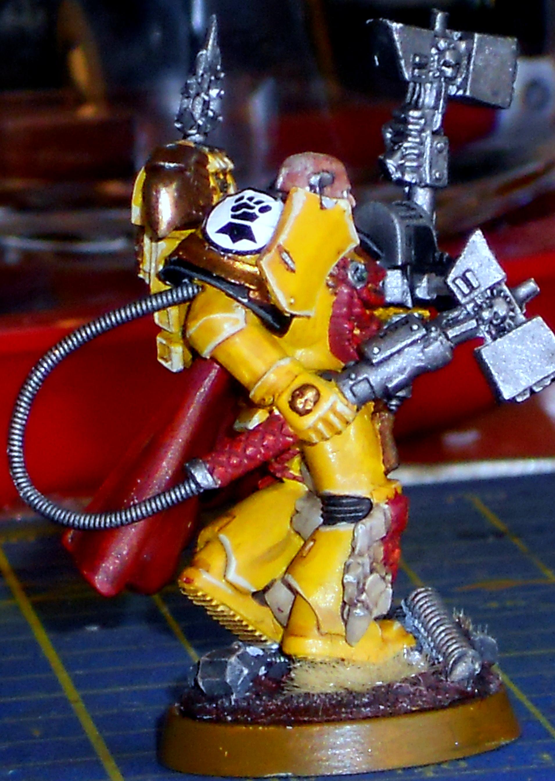 Chapter Master, Conversion, Imperial Fists, Kit Bash, Space Marines