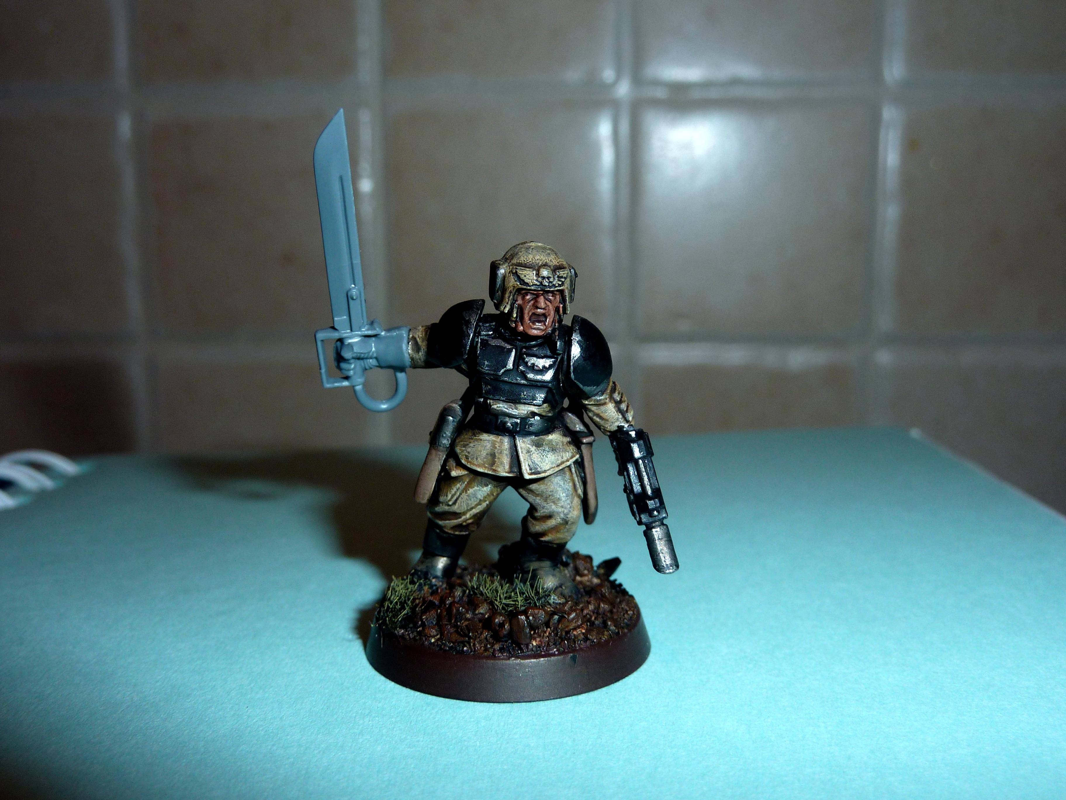 Command Squad, Imperial Guard, Warhammer 40,000, Work In Progress