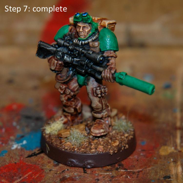 Base, Step 7: complete