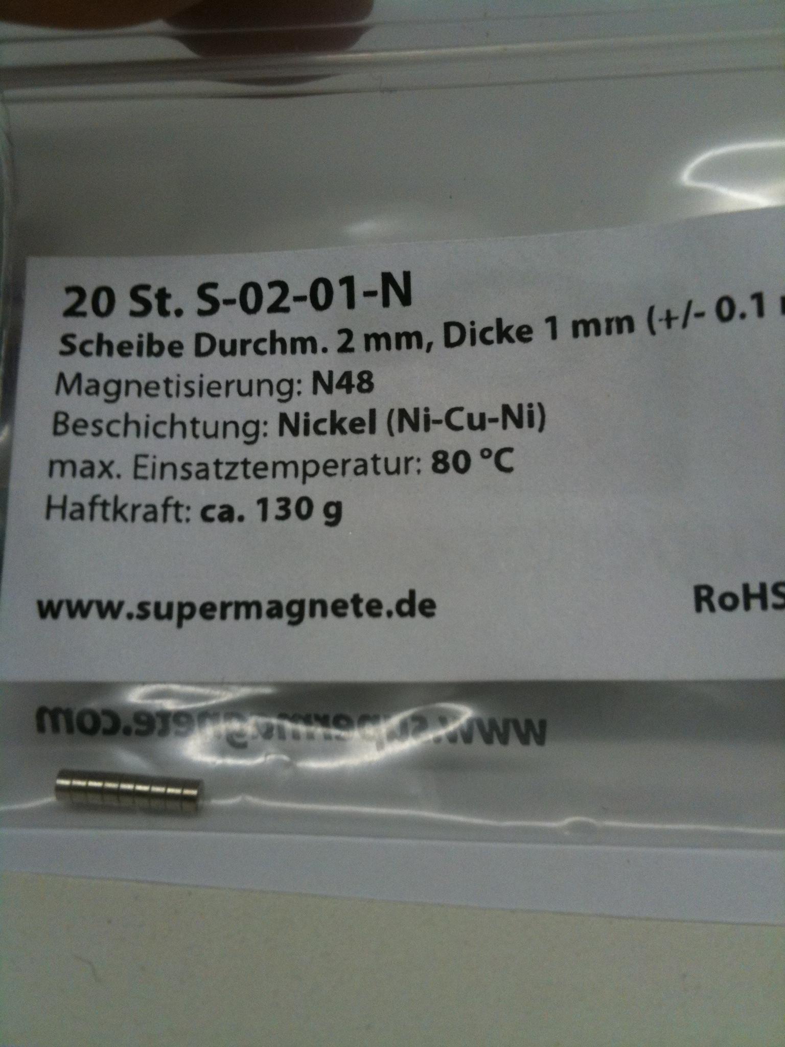 this is the magnet size  i have used