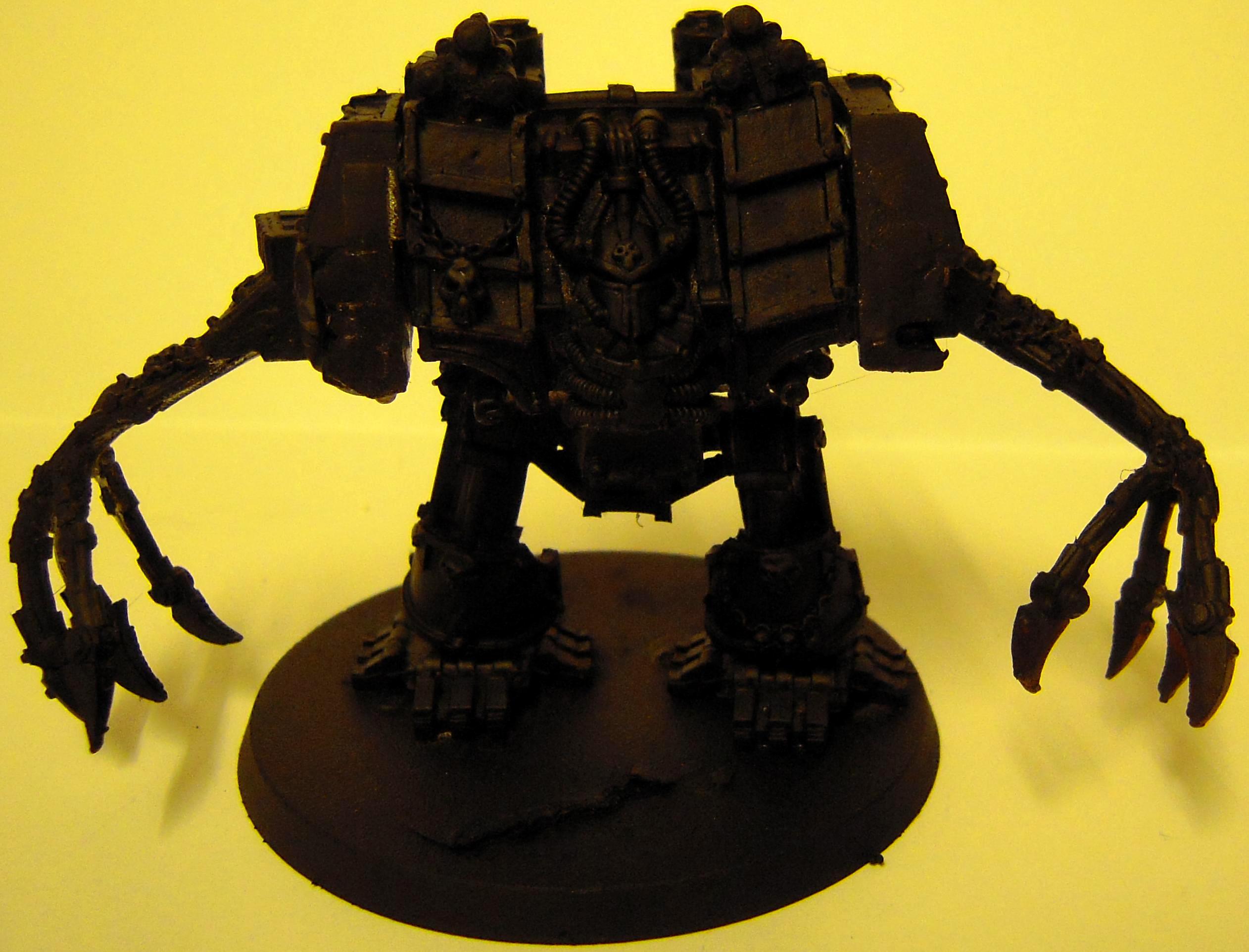 Chaos, Chaos Space Marines, Conversion, Cybot, Dead, Dreadnought, Hellbrute, Metal, Painted, Scratch, Scratch Build, Senes Antiqua, Senex, Space Marines