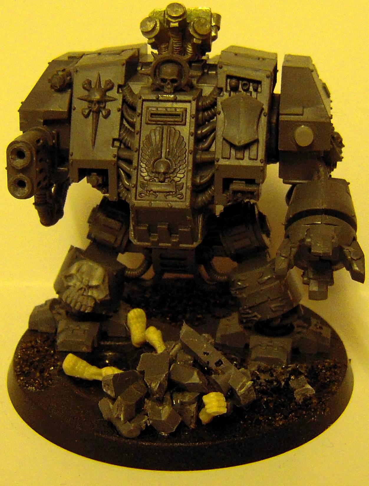Chaos, Chaos Space Marines, Conversion, Cybot, Dead, Dreadnought, Hellbrute, Metal, Painted, Scratch, Scratch Build, Senes Antiqua, Senex, Space Marines