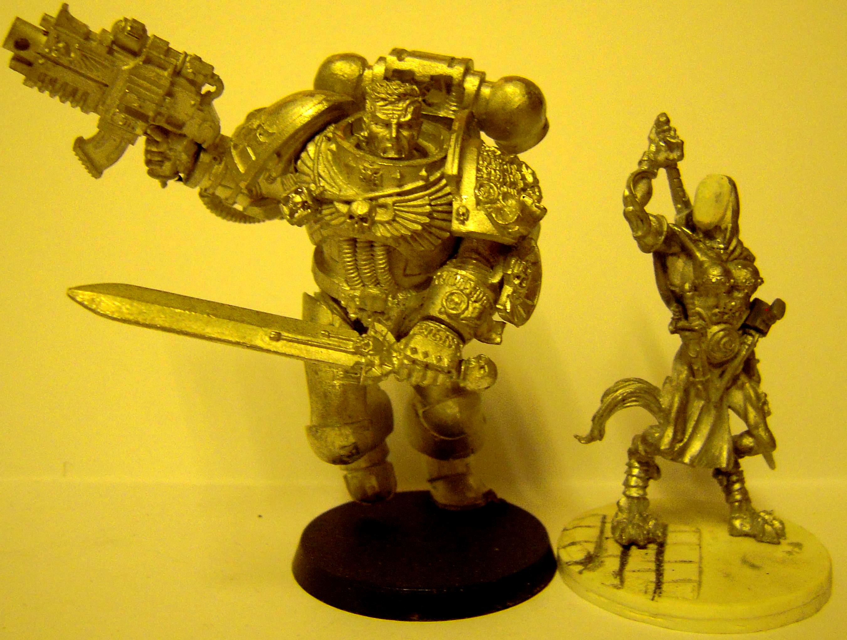 54mm, Chaos Space Marines, Conversion, Cybot, Dreadnought, Inquisitor, Roleplay, Scratch Build, Work In Progress