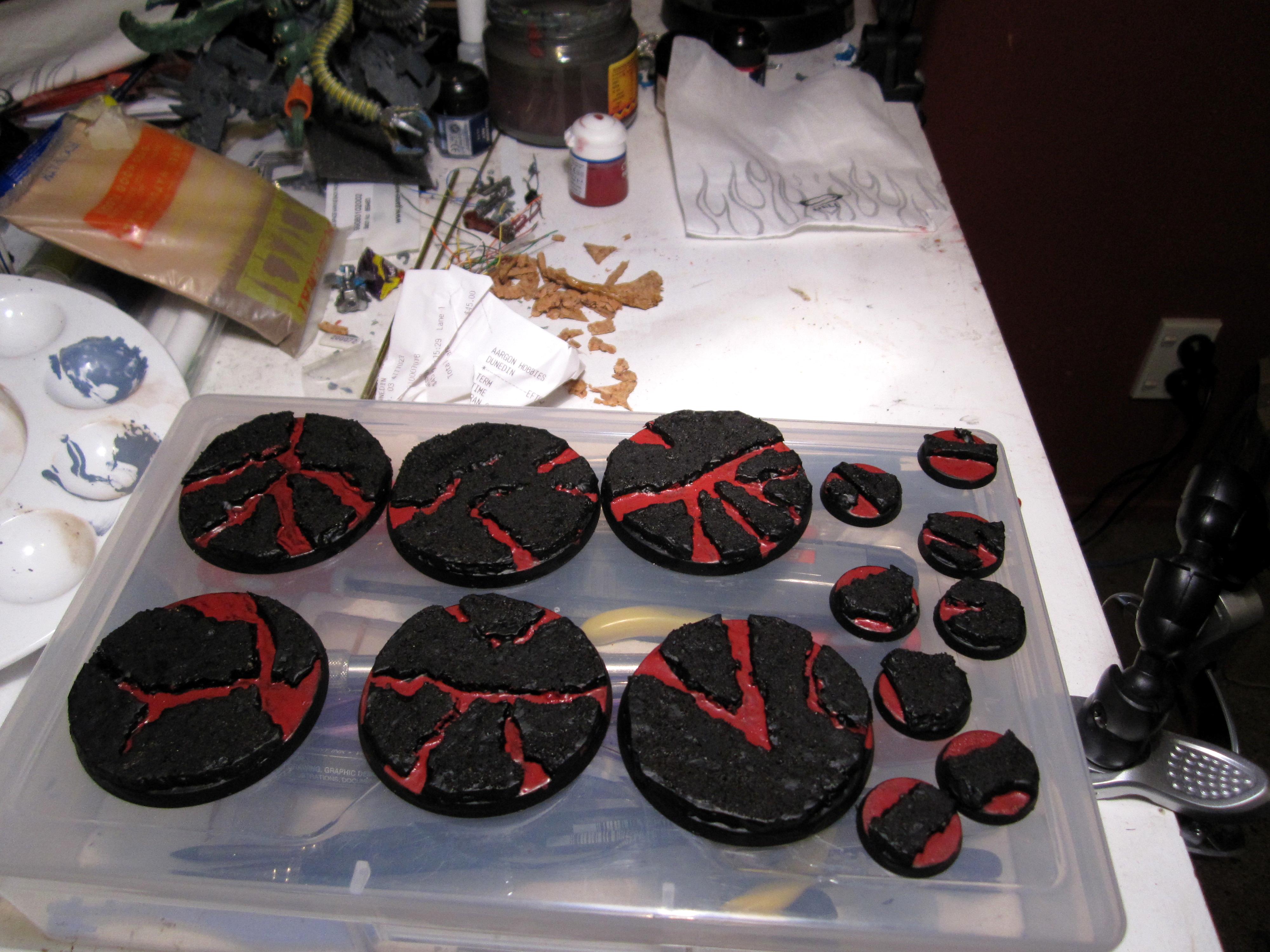 Base, Chaos Daemons, Warhammer 40,000, Work In Progress