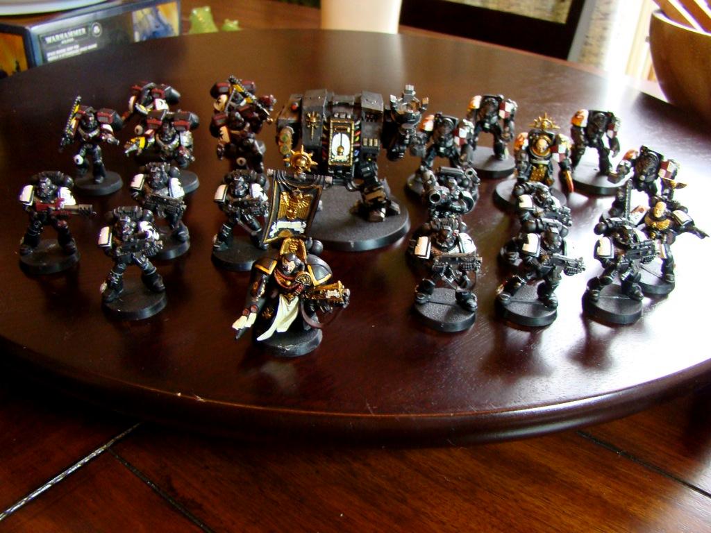 Black Templars, Blackreach, Blacktemplars, Dereadnought, Spacemarine, Terminator Armor