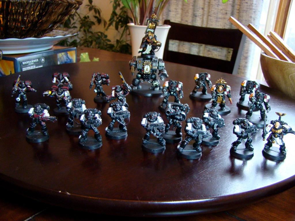 Black Templars, Blackreach, Blacktemplars, Dereadnought, Spacemarine, Terminator Armor