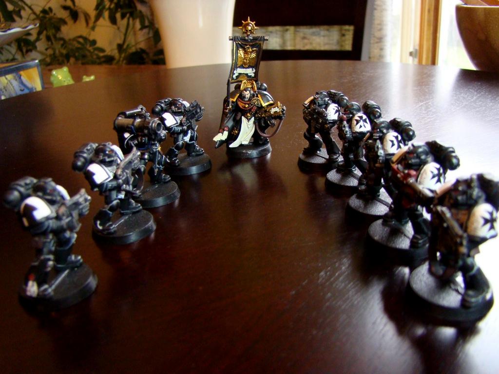 Black Templars, Blackreach, Blacktemplars, Captain, Dereadnought, Spacemarine, Terminator Armor