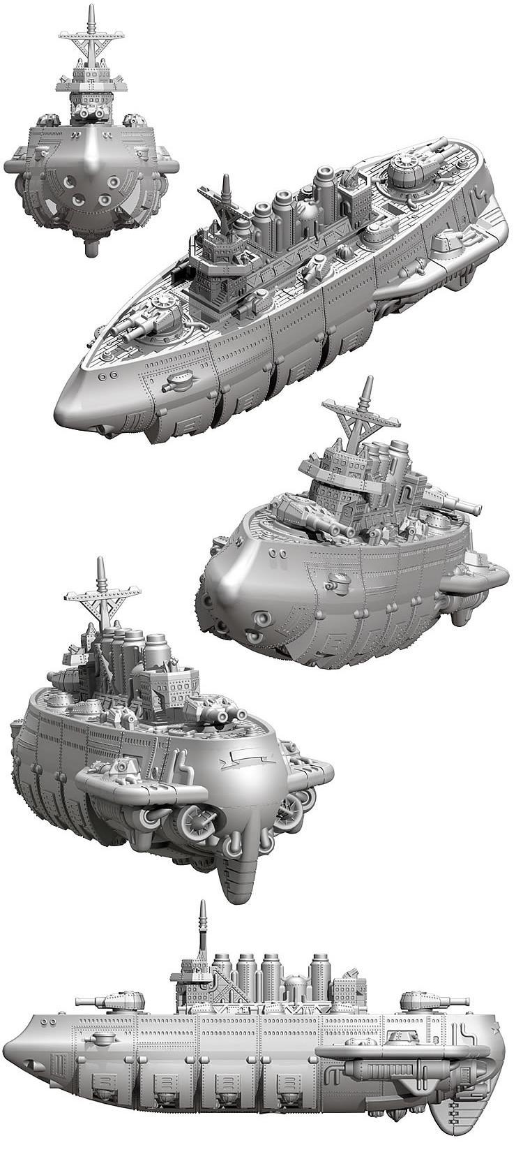 Battleship, Dystopian Wars, French, Spartan Games