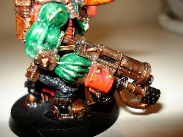 Combi-weapon, Orks, Shoota, Skorcha, Squigs, Warboss