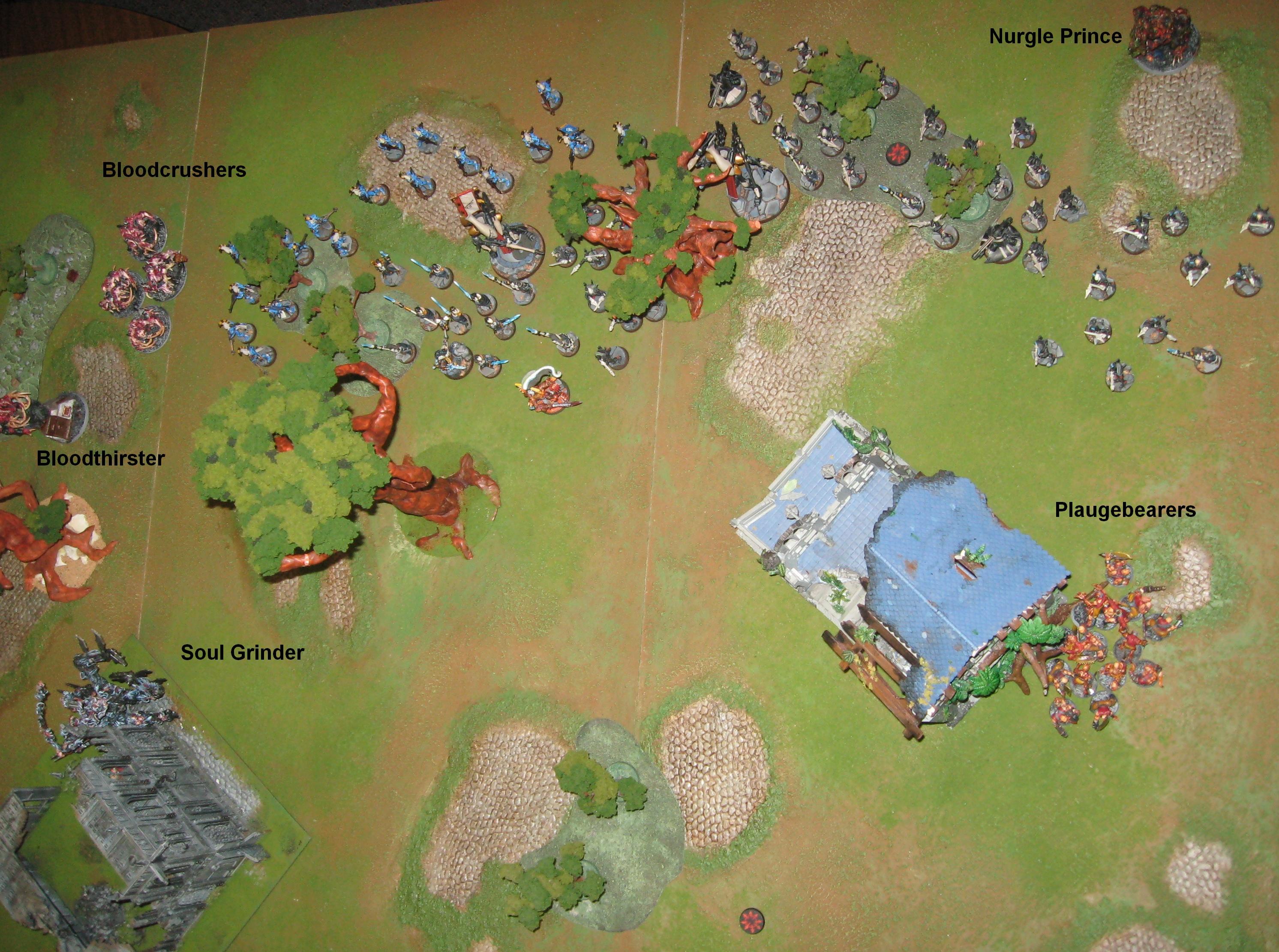Battle Report, Chaos Daemons, Eldar
