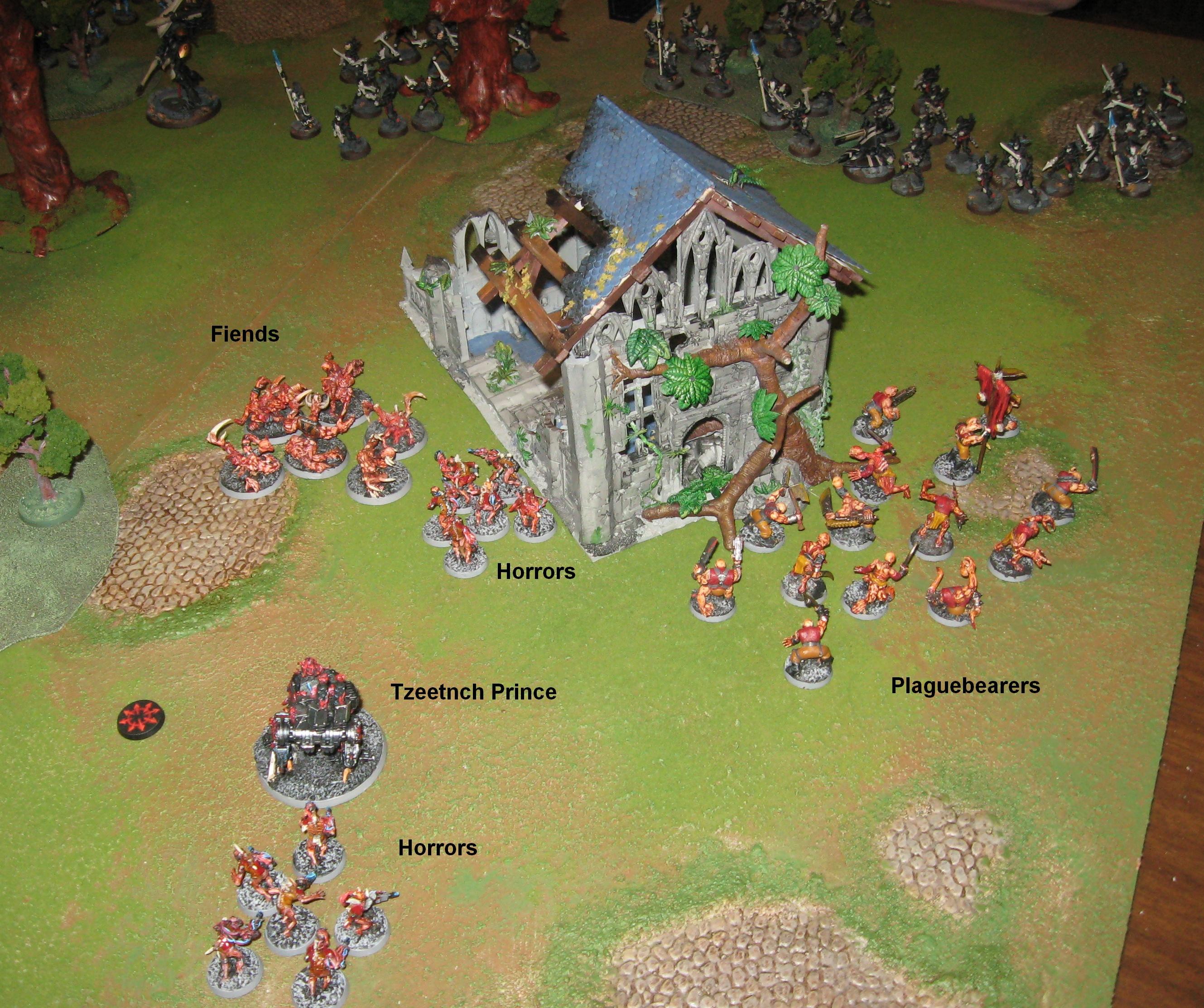 Battle Report, Chaos Daemons, Eldar