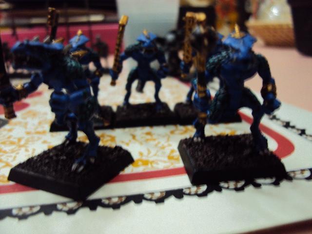 Blurred Photo, Lizardmen, Saurus Warriors, Warhammer Fantasy