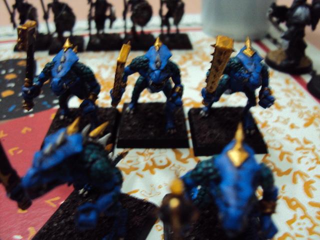 Lizardmen, Saurus Warriors, Warhammer Fantasy