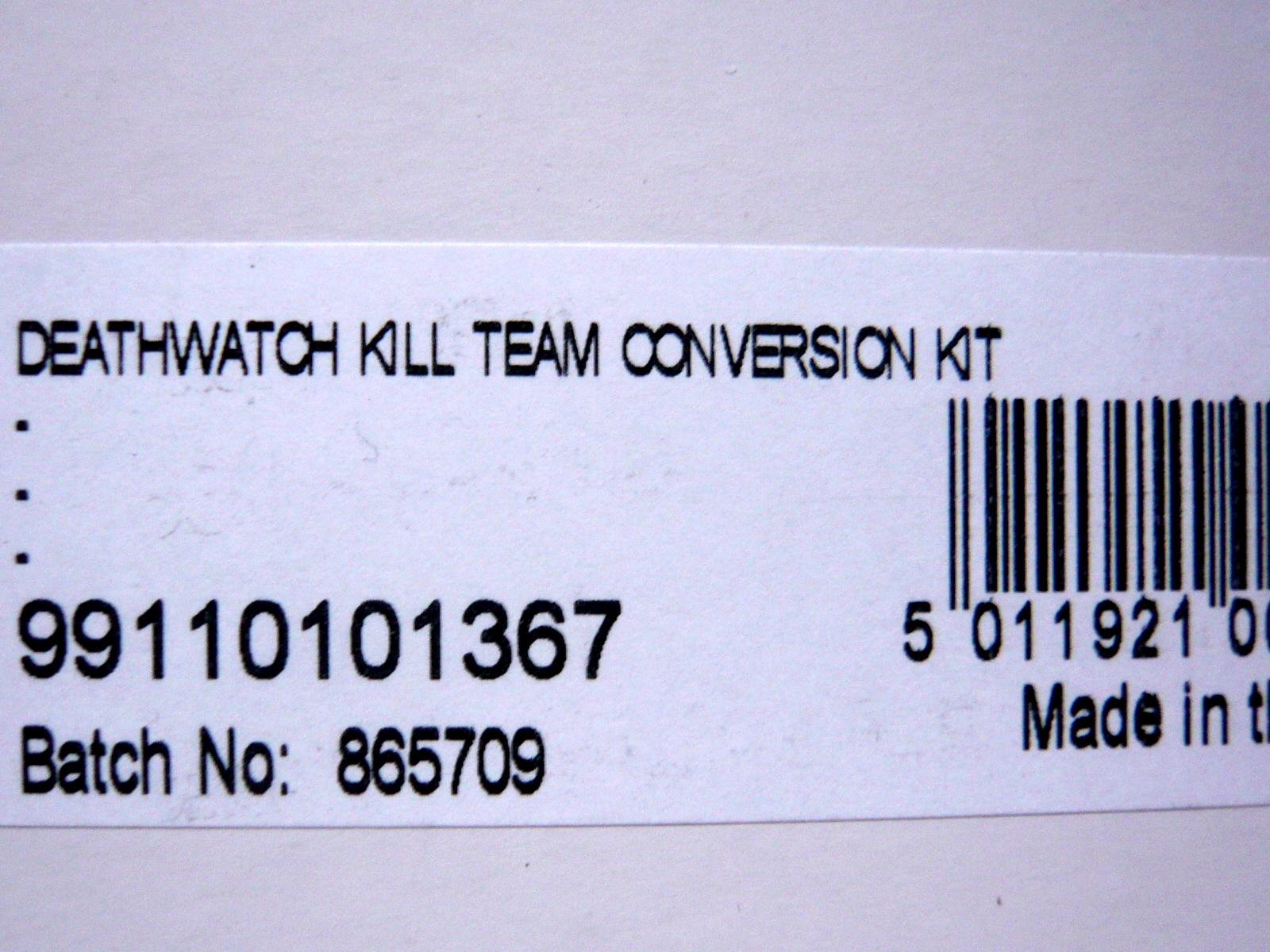 DW Kill team label