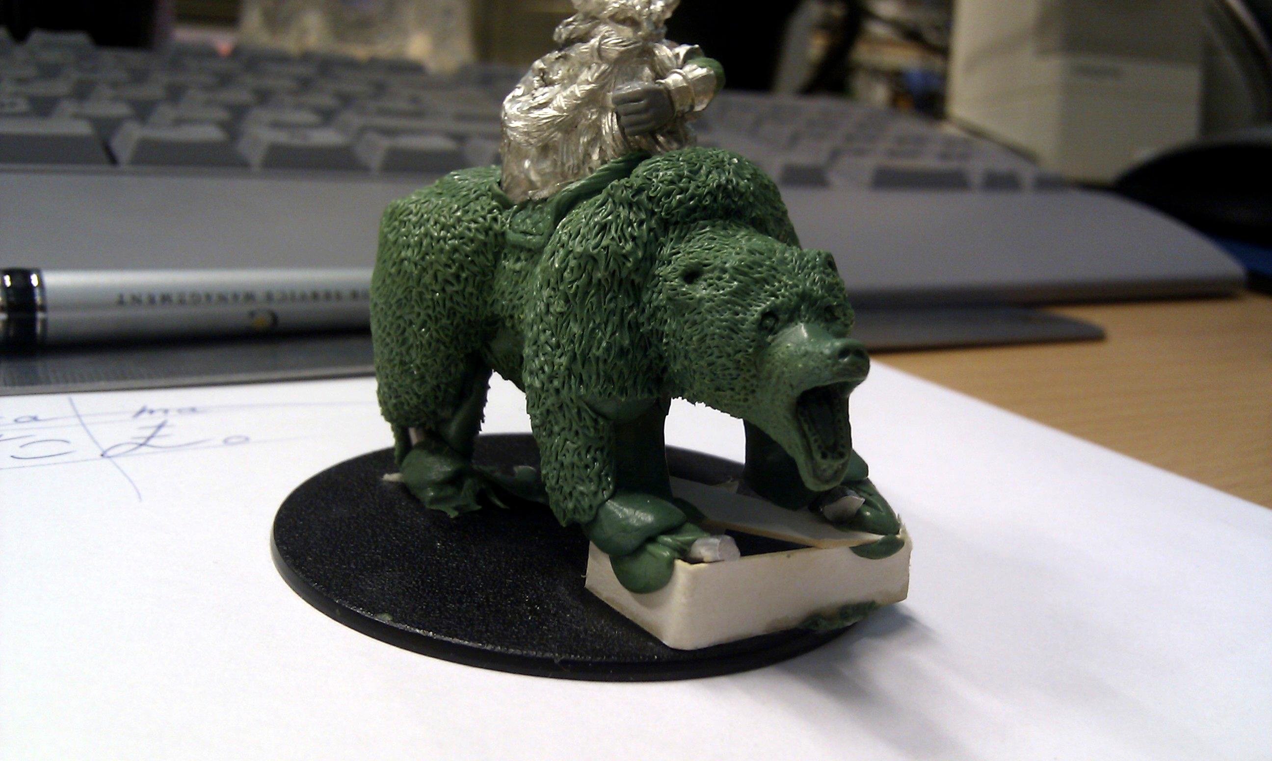 Bear, Conversion, Dwarves, Hero, Scratch Build, Warhammer Fantasy, Work In Progress