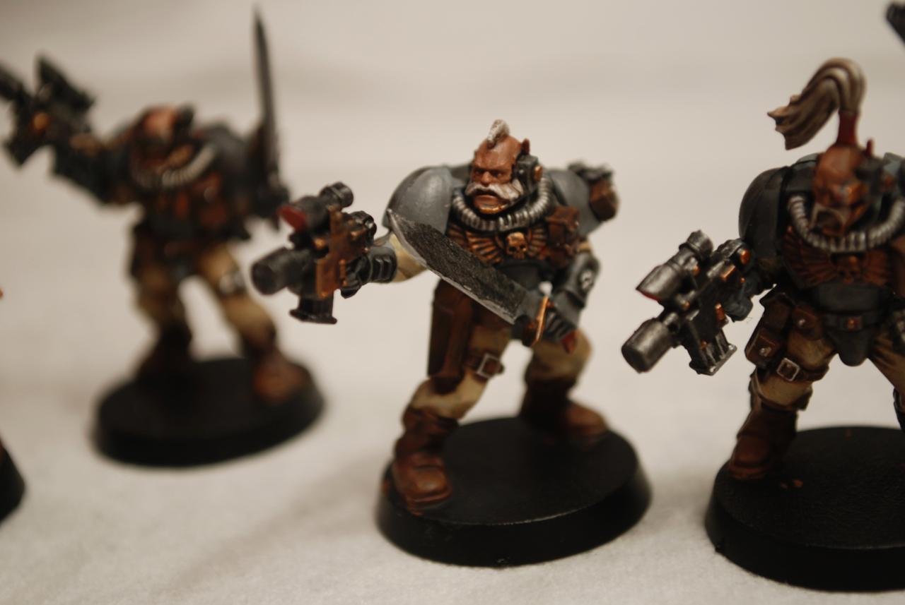 Arjac Rockfist, Grey Hunters, Logan Grimnar, Njal, Rune Priest, Space Wolves, Ulrik