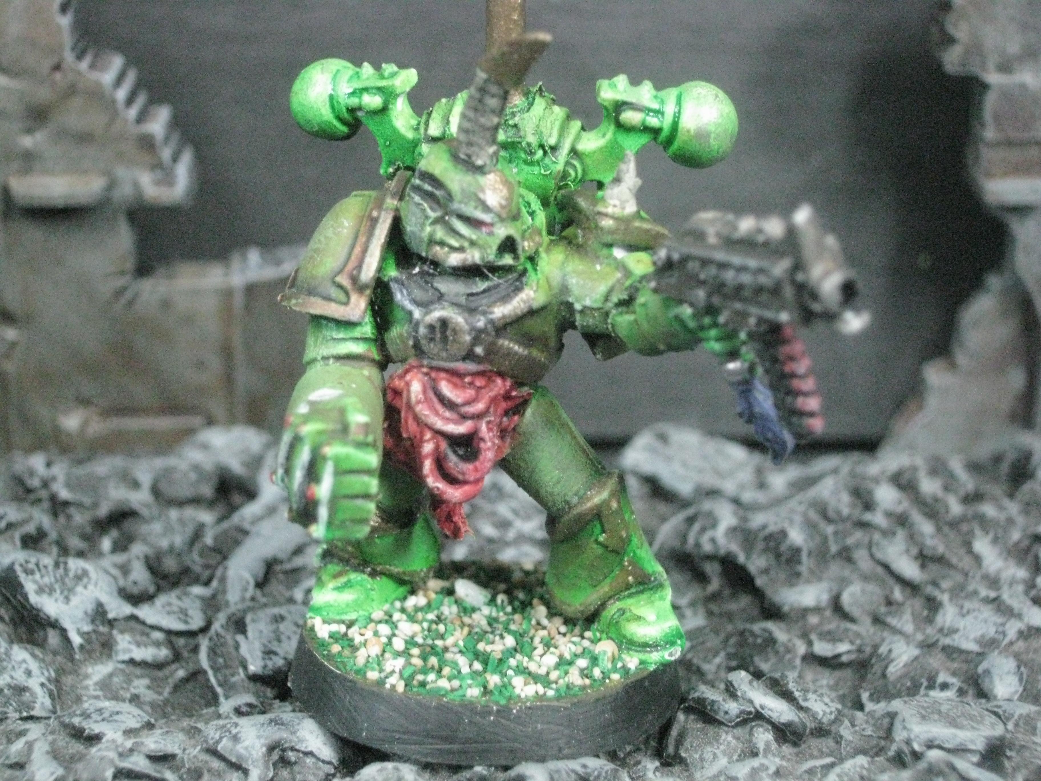 Aspiring Champion, Chaos Space Marines, Death Guard, Nurgle, Plague Marines