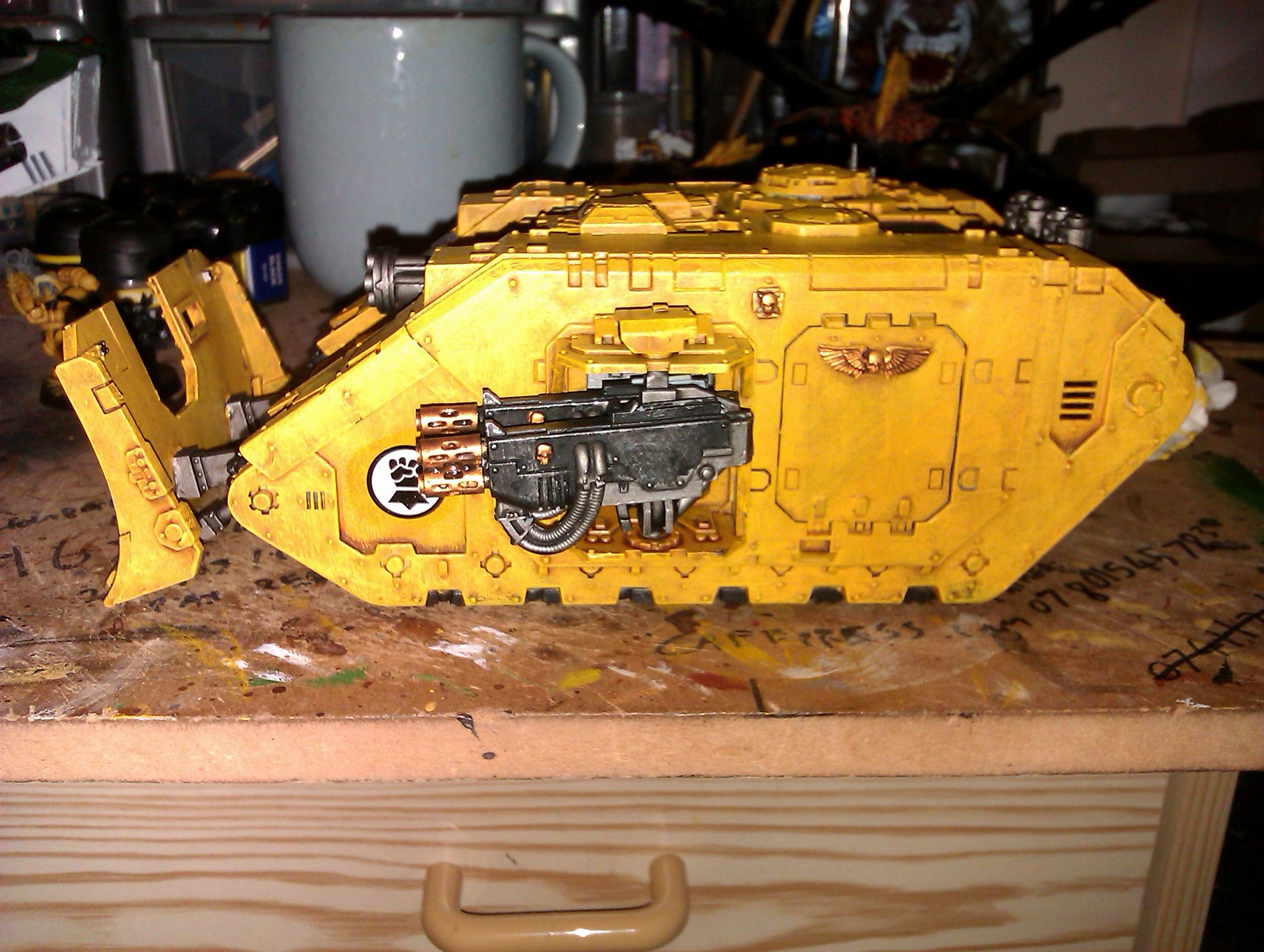 Imperial Fists, Land Raider Achilles, Space Marines, Tank