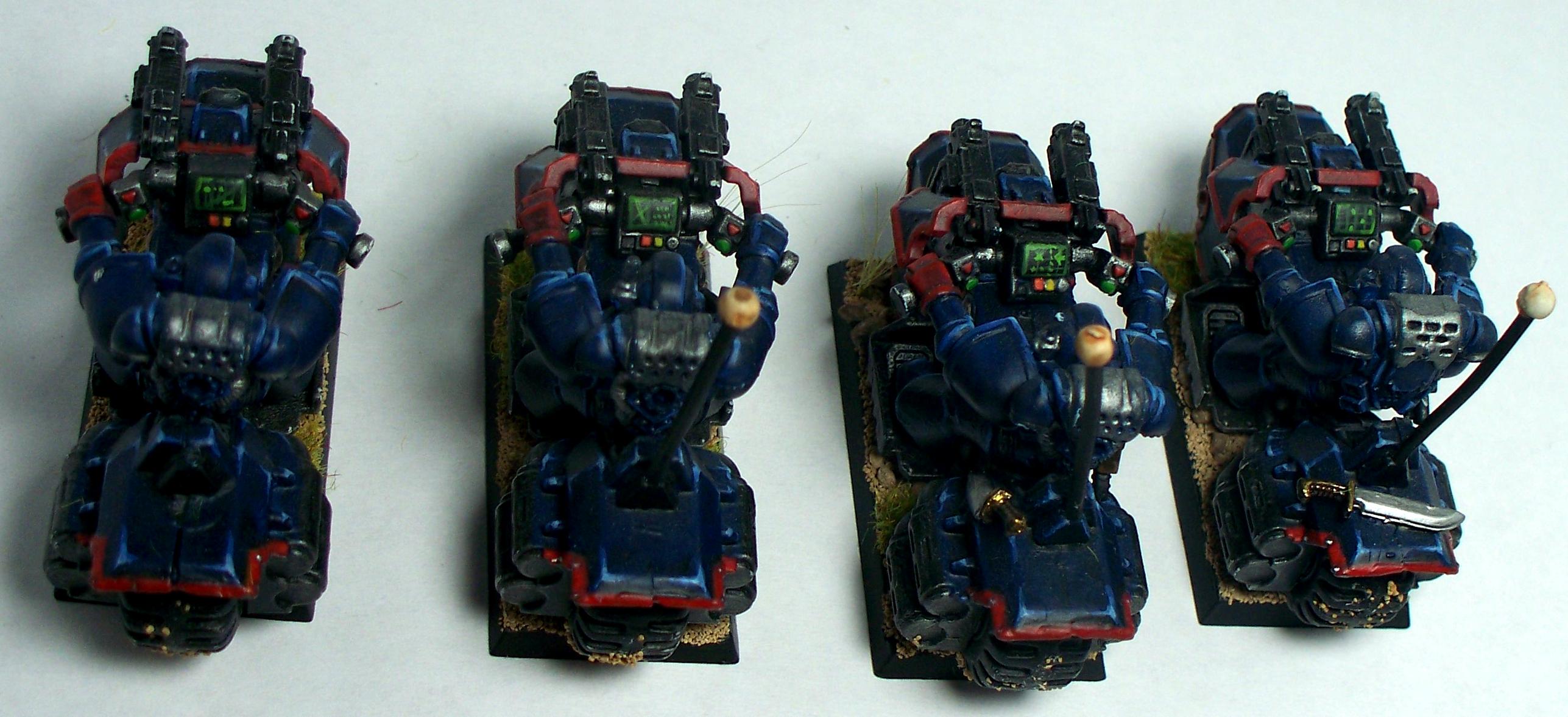 Bike, Bike Squad, Crimson Fists, Imperium, Space Marines, Warhammer 40,000