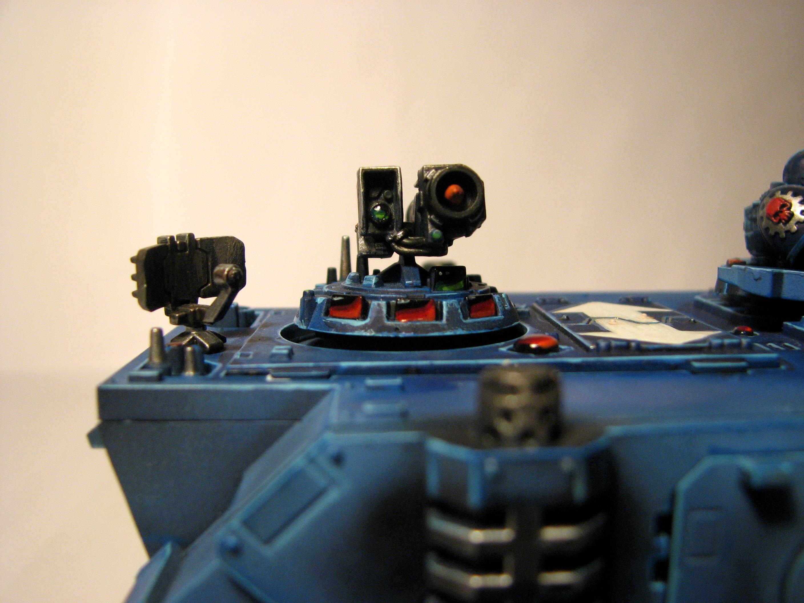 Airbrush, Crimson Fists, Rhino, Space Marines, Warhammer 40,000