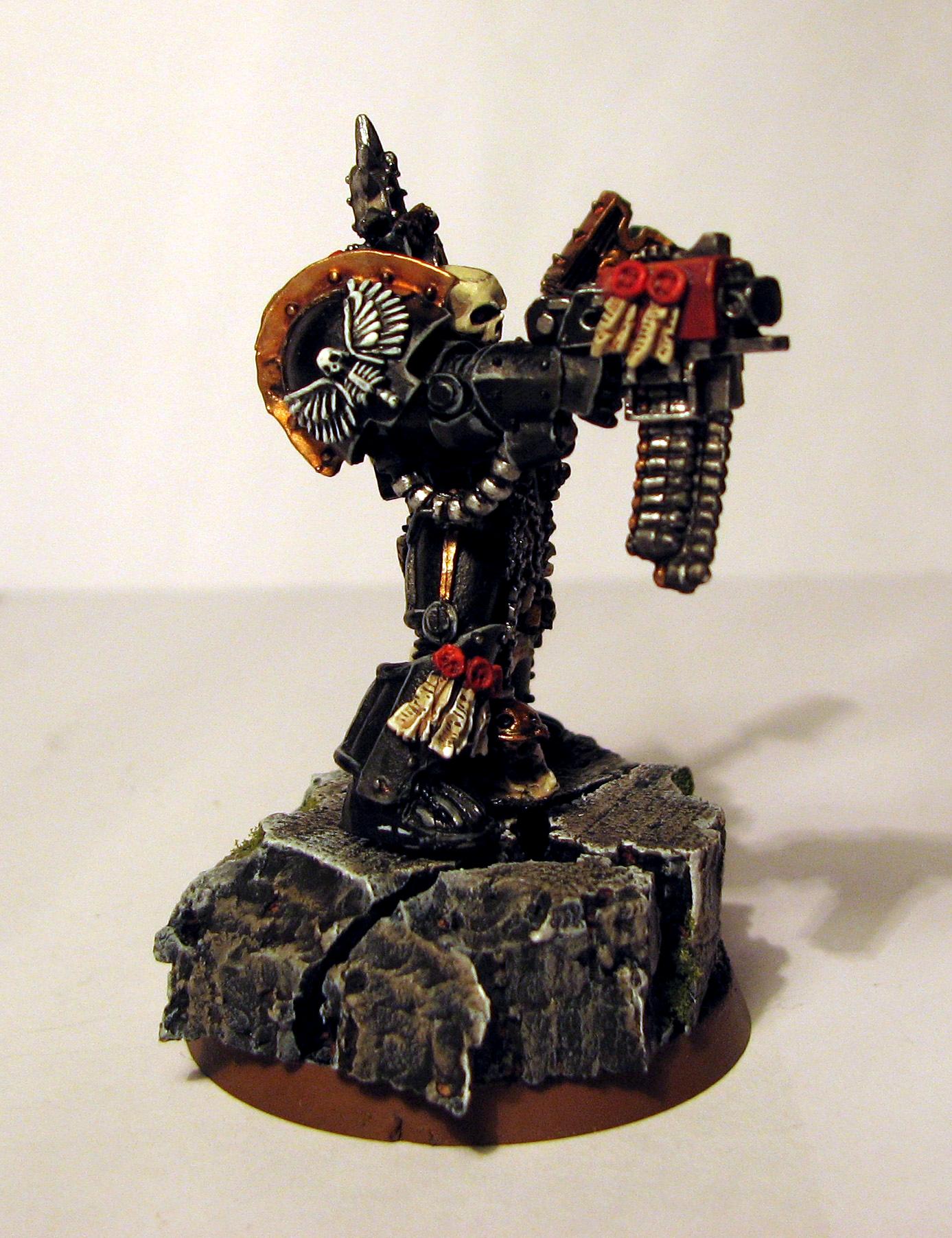 Chaplain, Terminator Armor, Ultramarines, Warhammer 40,000