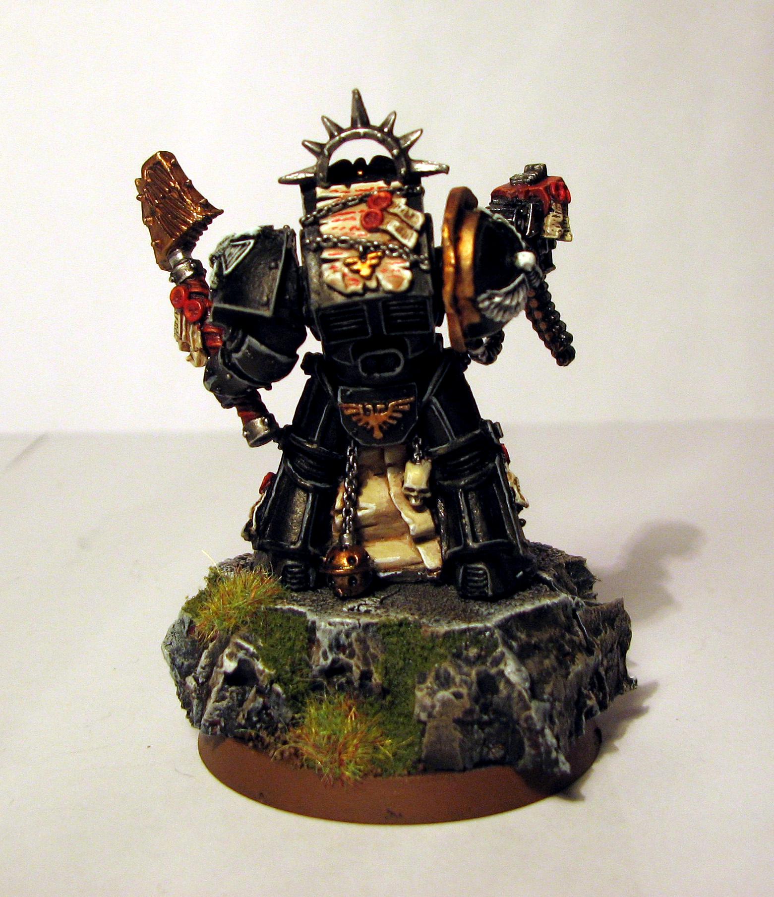 Chaplain, Terminator Armor, Ultramarines, Warhammer 40,000