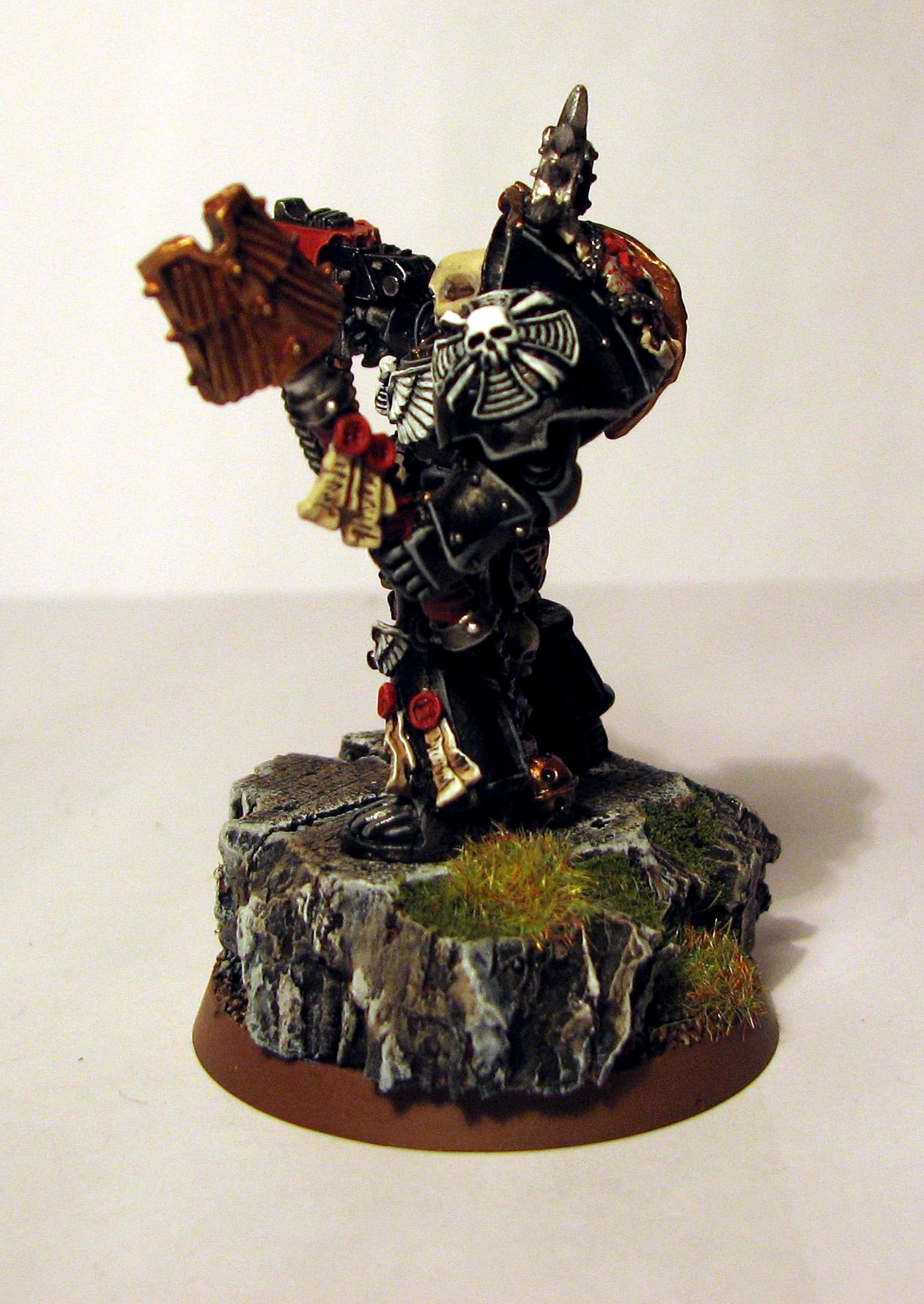Chaplain, Terminator Armor, Ultramarines, Warhammer 40,000