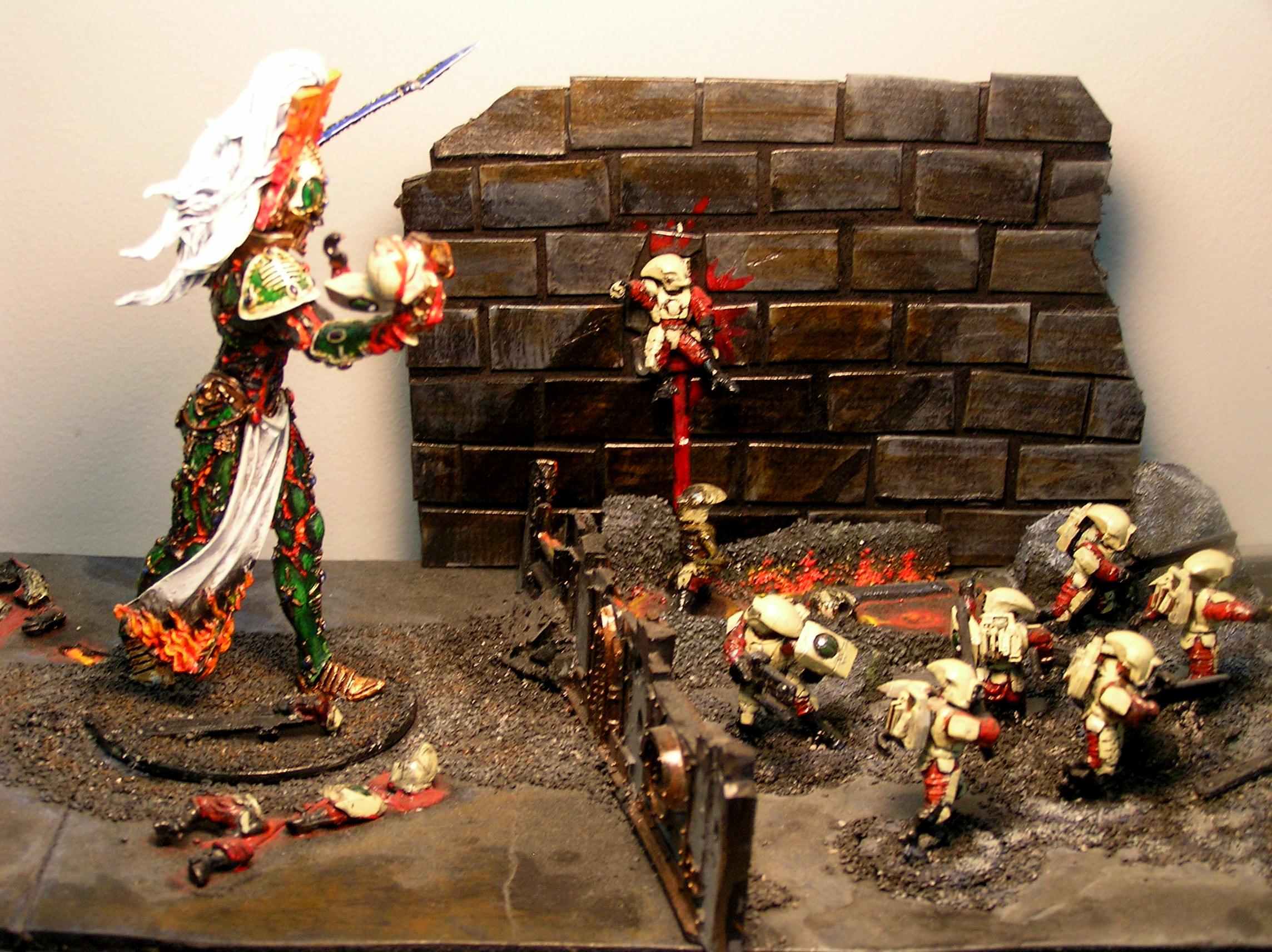 Avatar, Diorama, Eldar, Forge World, Tao Abuse, Warhammer 40,000