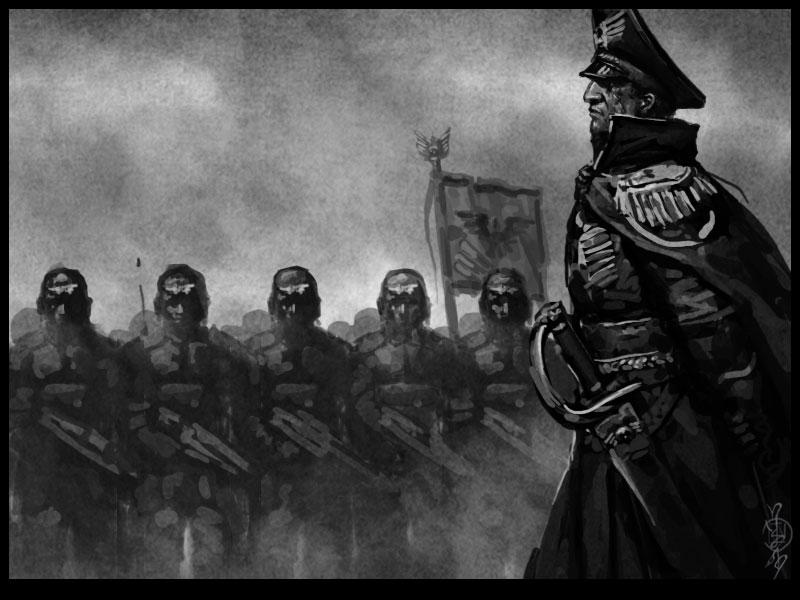 Artwork, Commissar, Imperial Guard