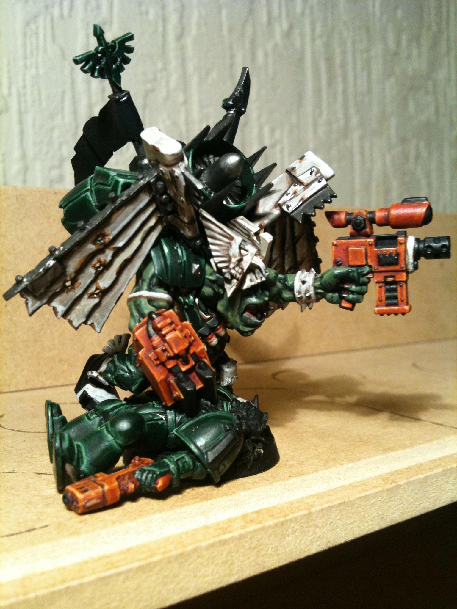 Da Dark Angelz, Nob, Orks, Stormboy, Work In Progress