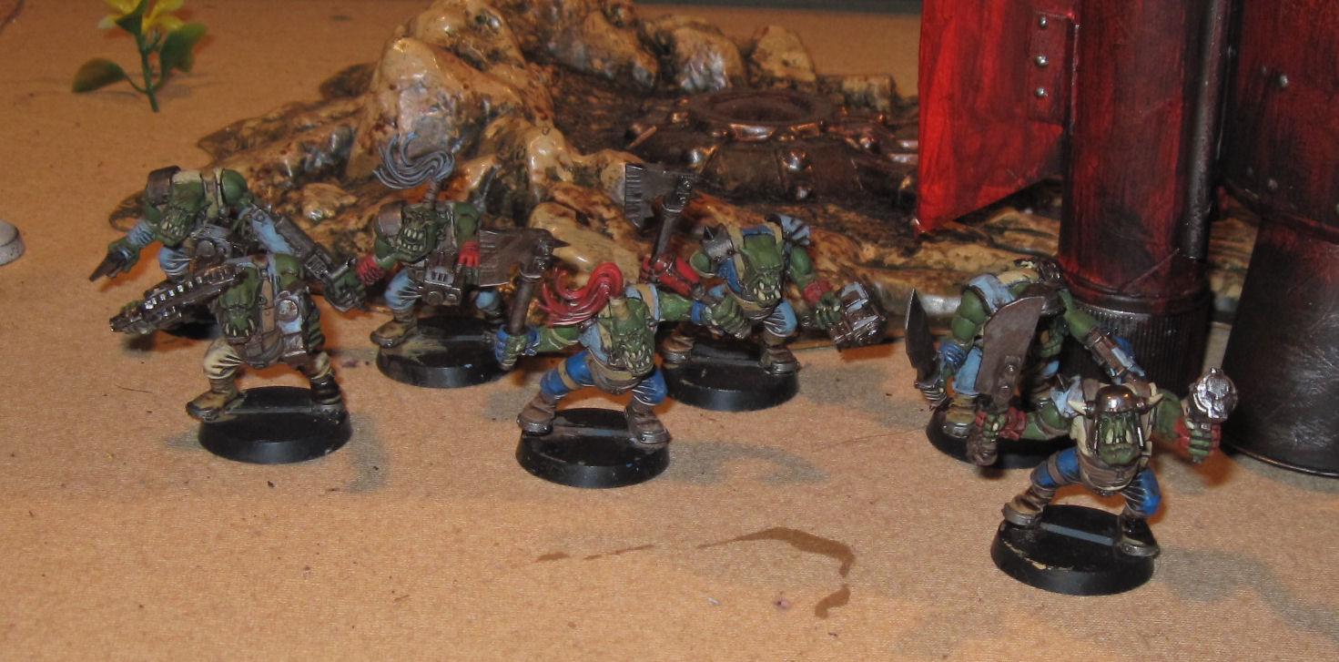 Boy, Conversion, Deathskulls, Orks, Vehicle, Warhammer 40,000, Wash, Work In Progress