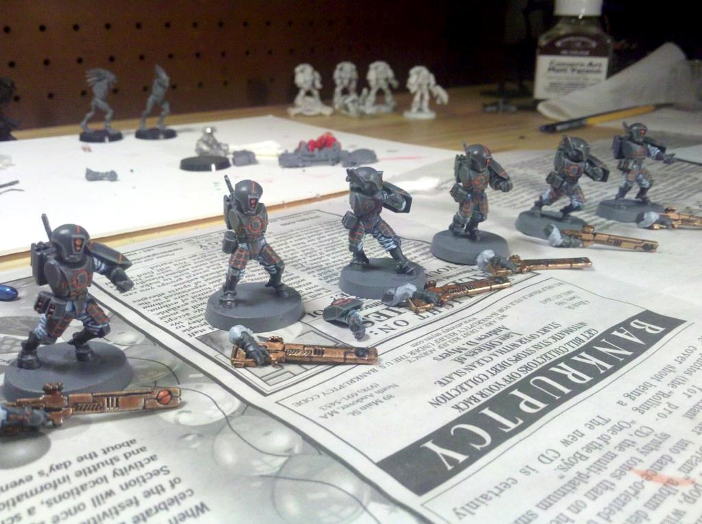 Fire Warriors, Tau, Work In Progress