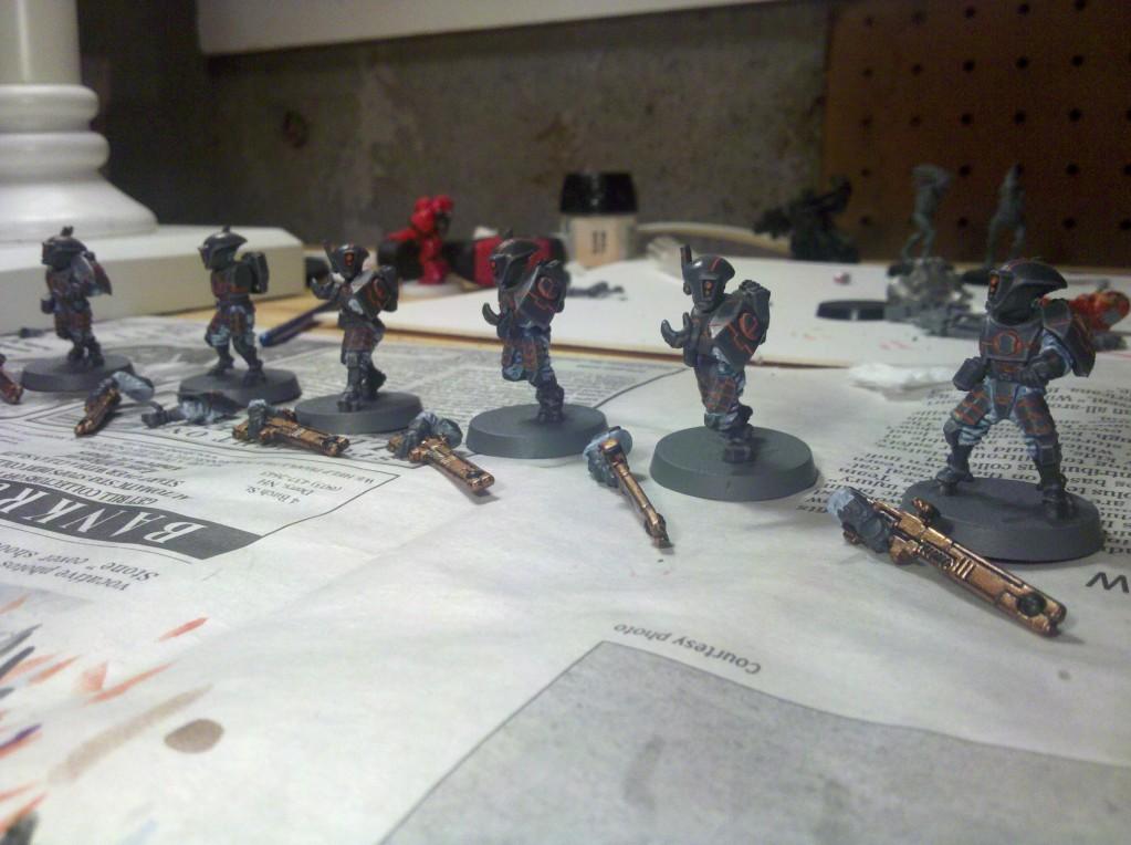 Fire Warriors, Tau, Work In Progress