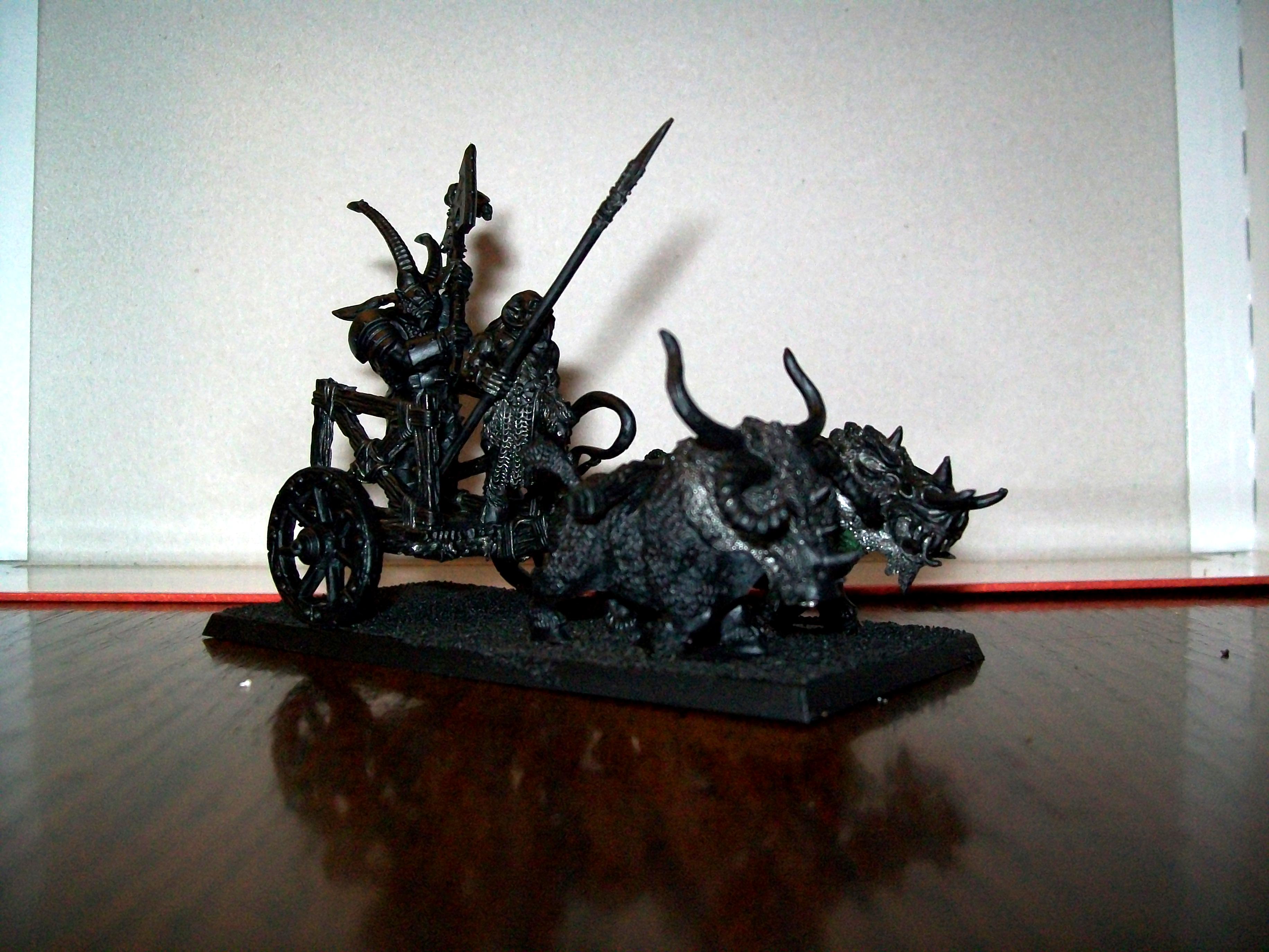 Beastmen, Chariot, Tuskgor, Warhammer Fantasy, Work In Progress