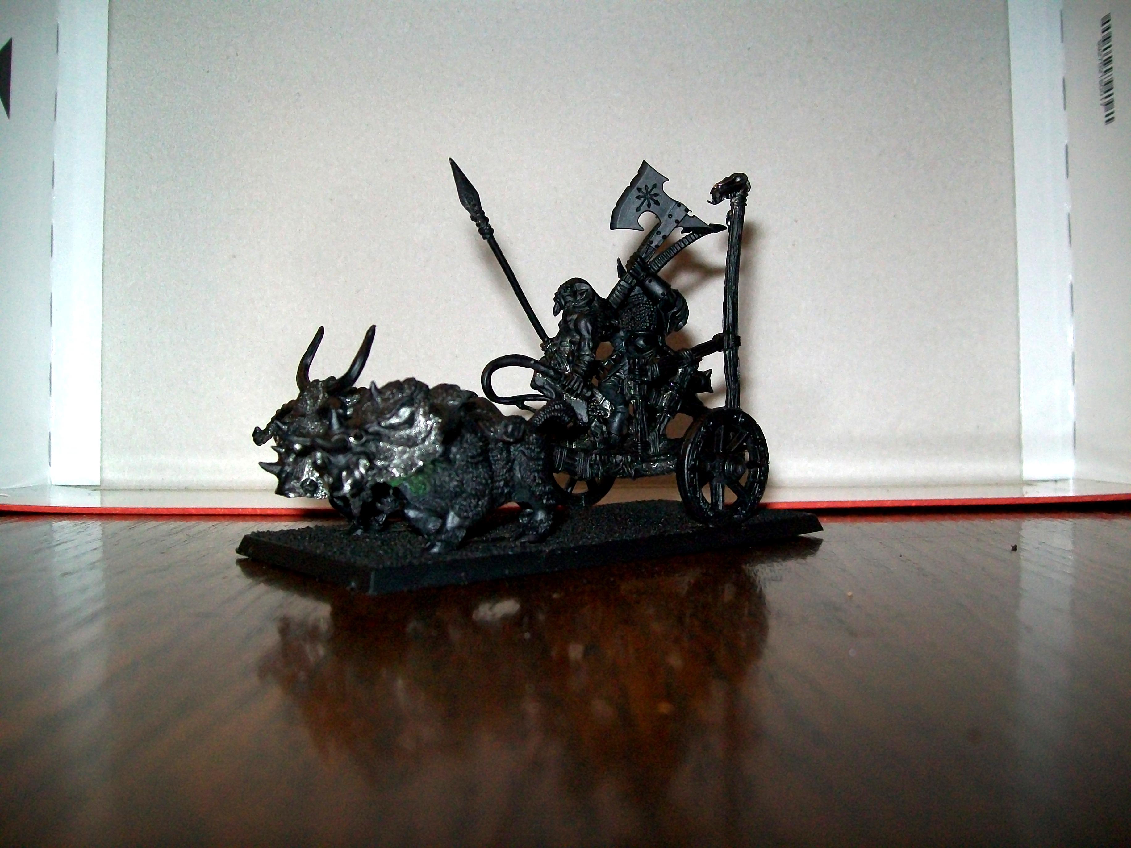 Beastmen, Chariot, Tuskgor, Warhammer Fantasy, Work In Progress