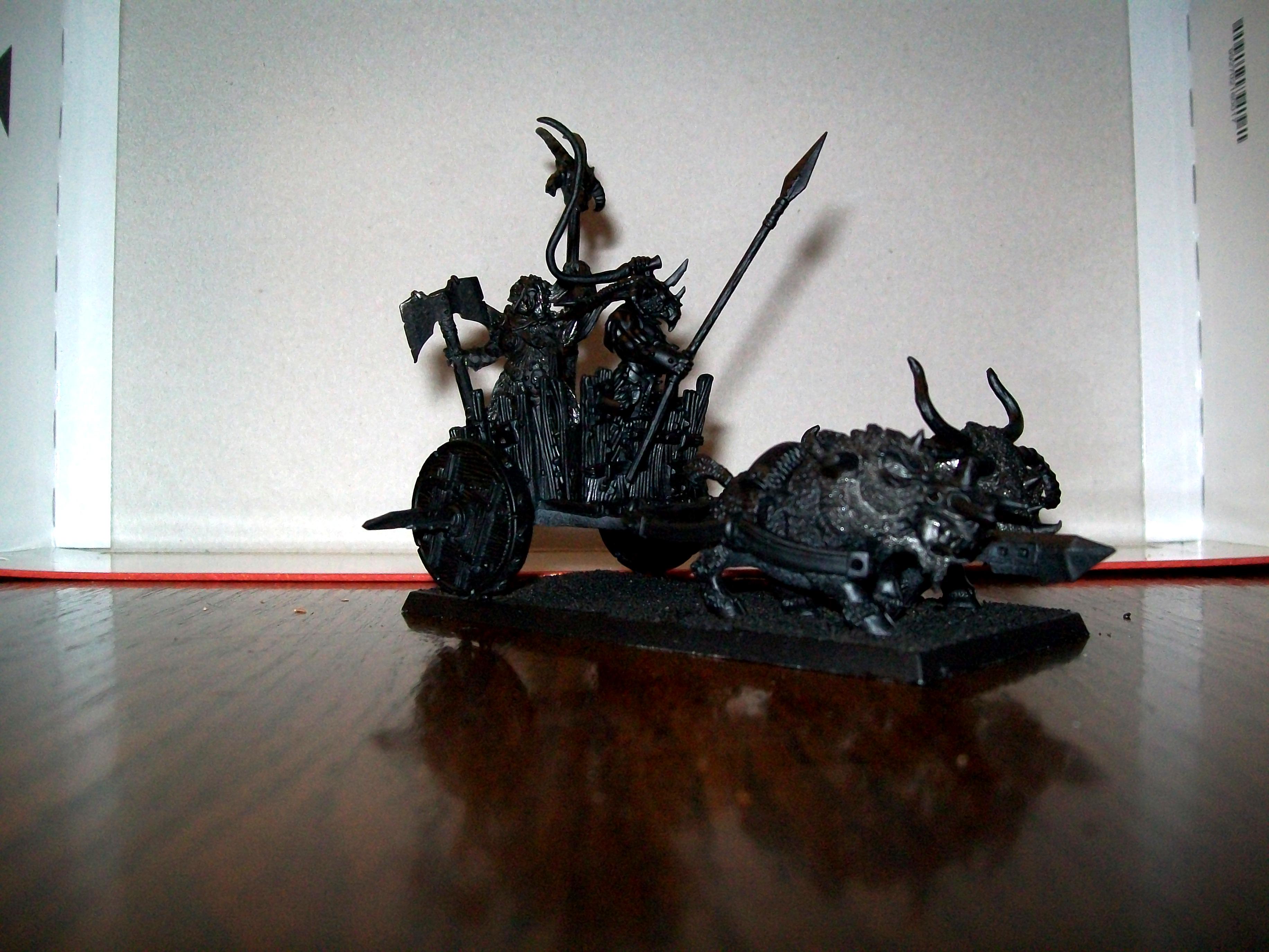 Beastmen, Chariot, Tuskgor, Warhammer Fantasy, Work In Progress