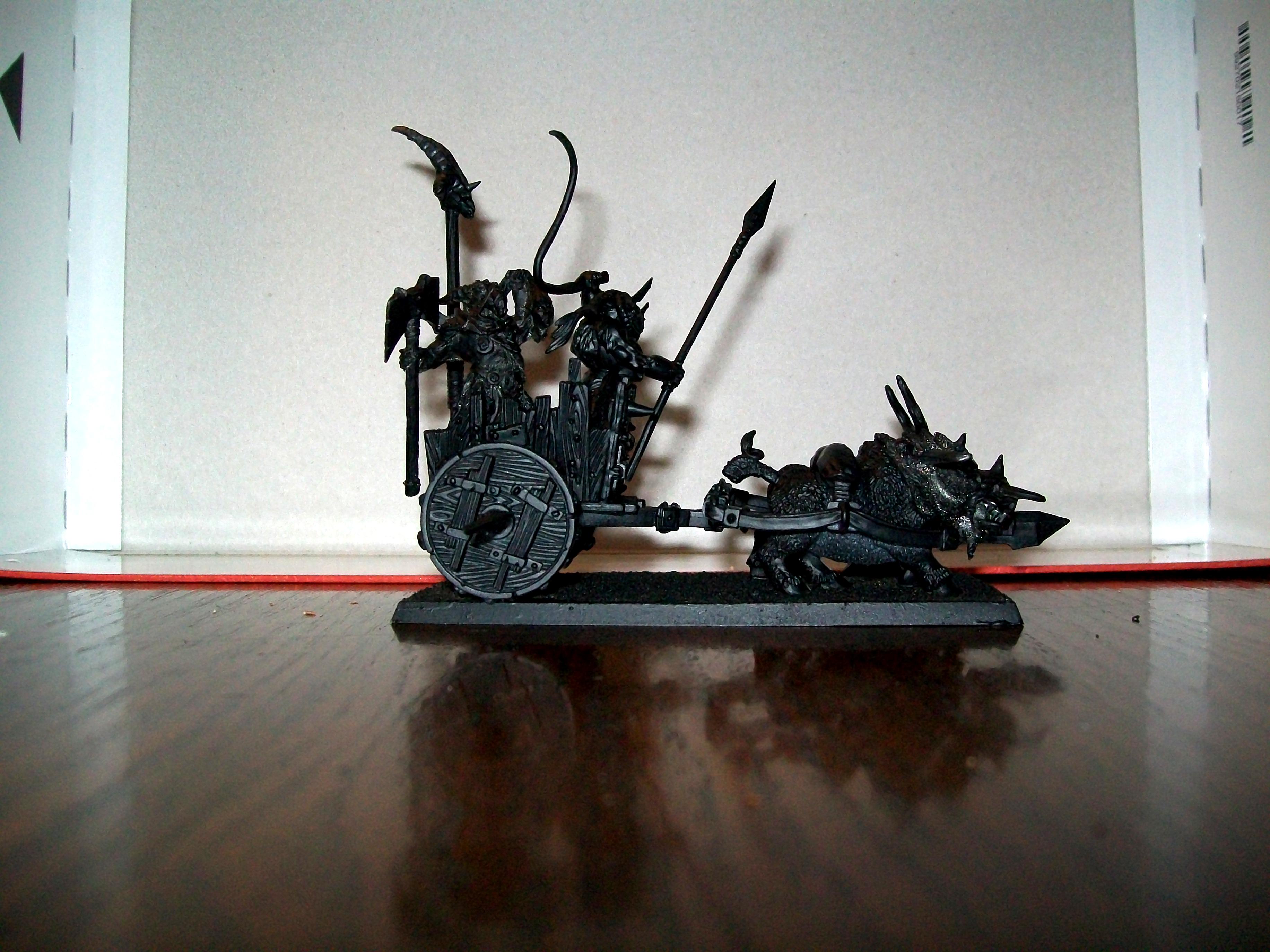 Beastmen, Chariot, Tuskgor, Warhammer Fantasy, Work In Progress