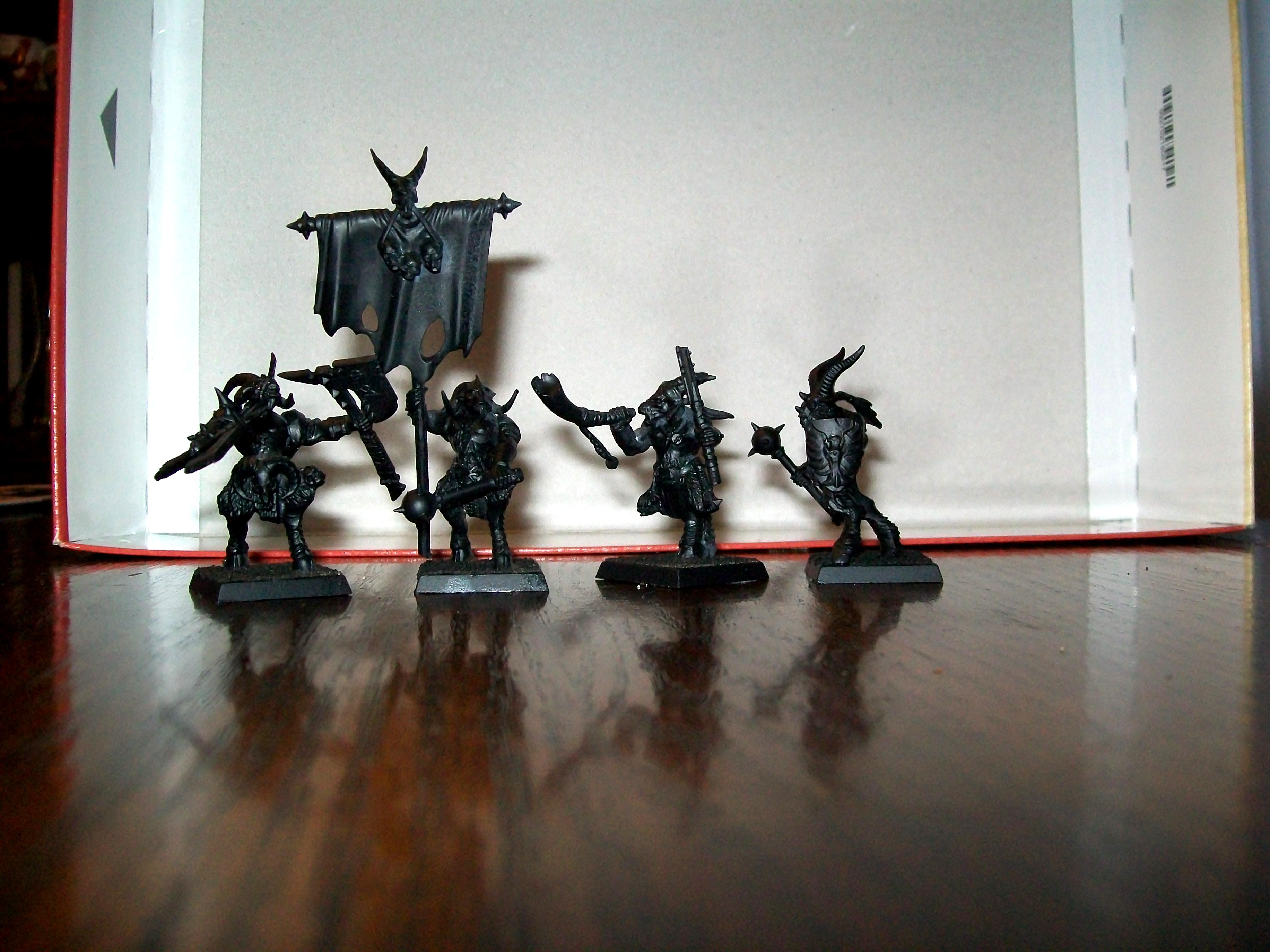 Beastmen, Command, Gors, Warhammer Fantasy, Work In Progress