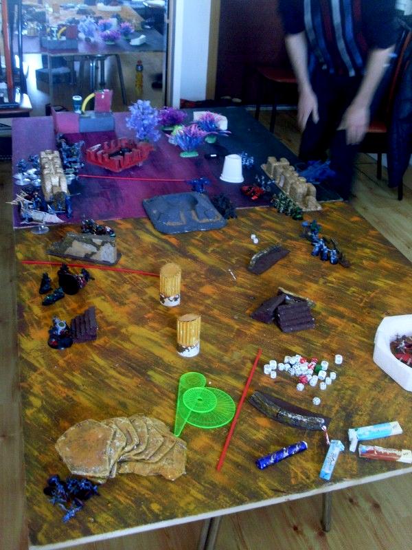 1500pnts, Battle Report, Dark Eldar, Eldar, Orks, Tau, Warhammer 40,000