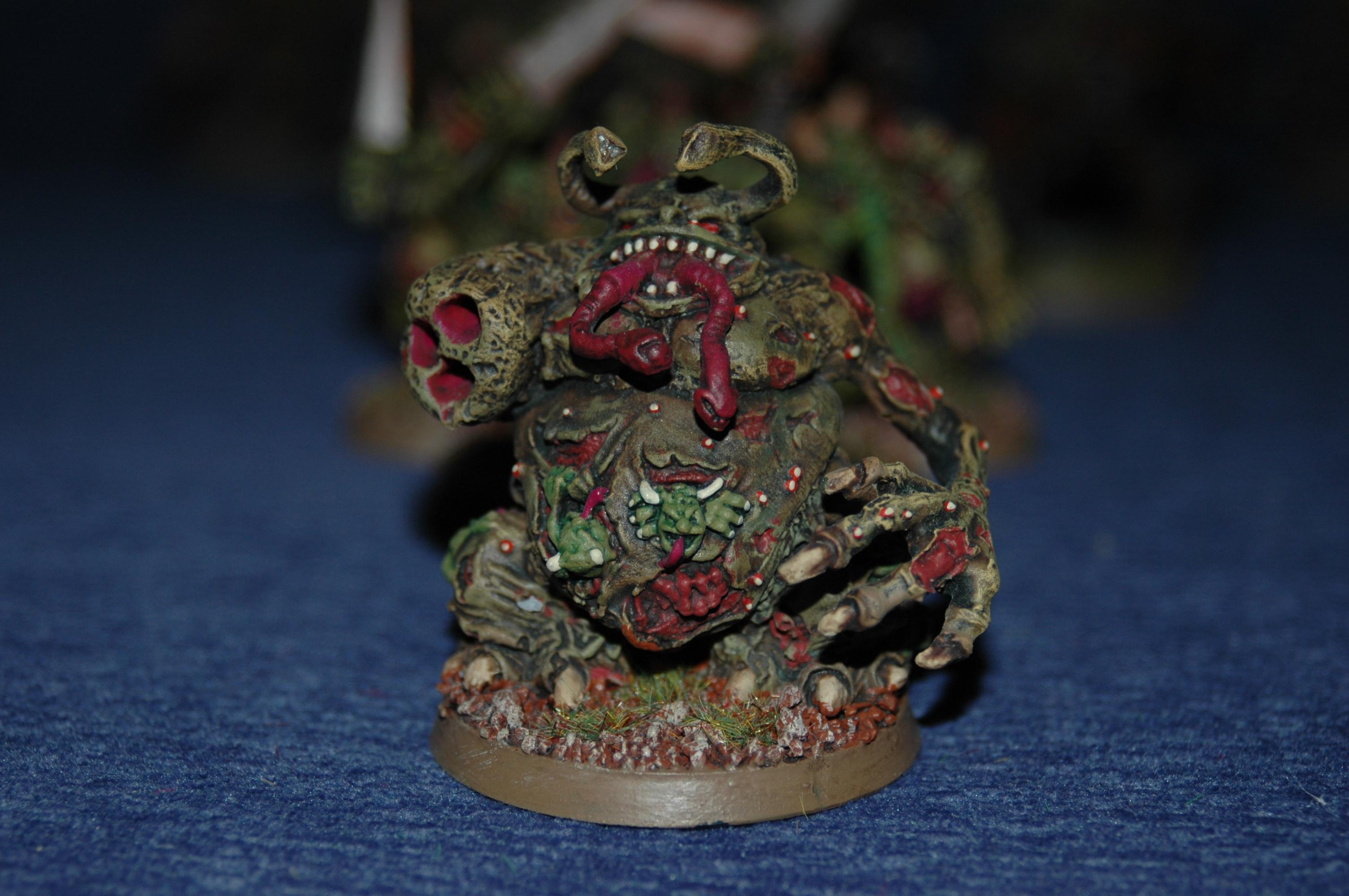Old Great Unclean One with green stuff converted arm