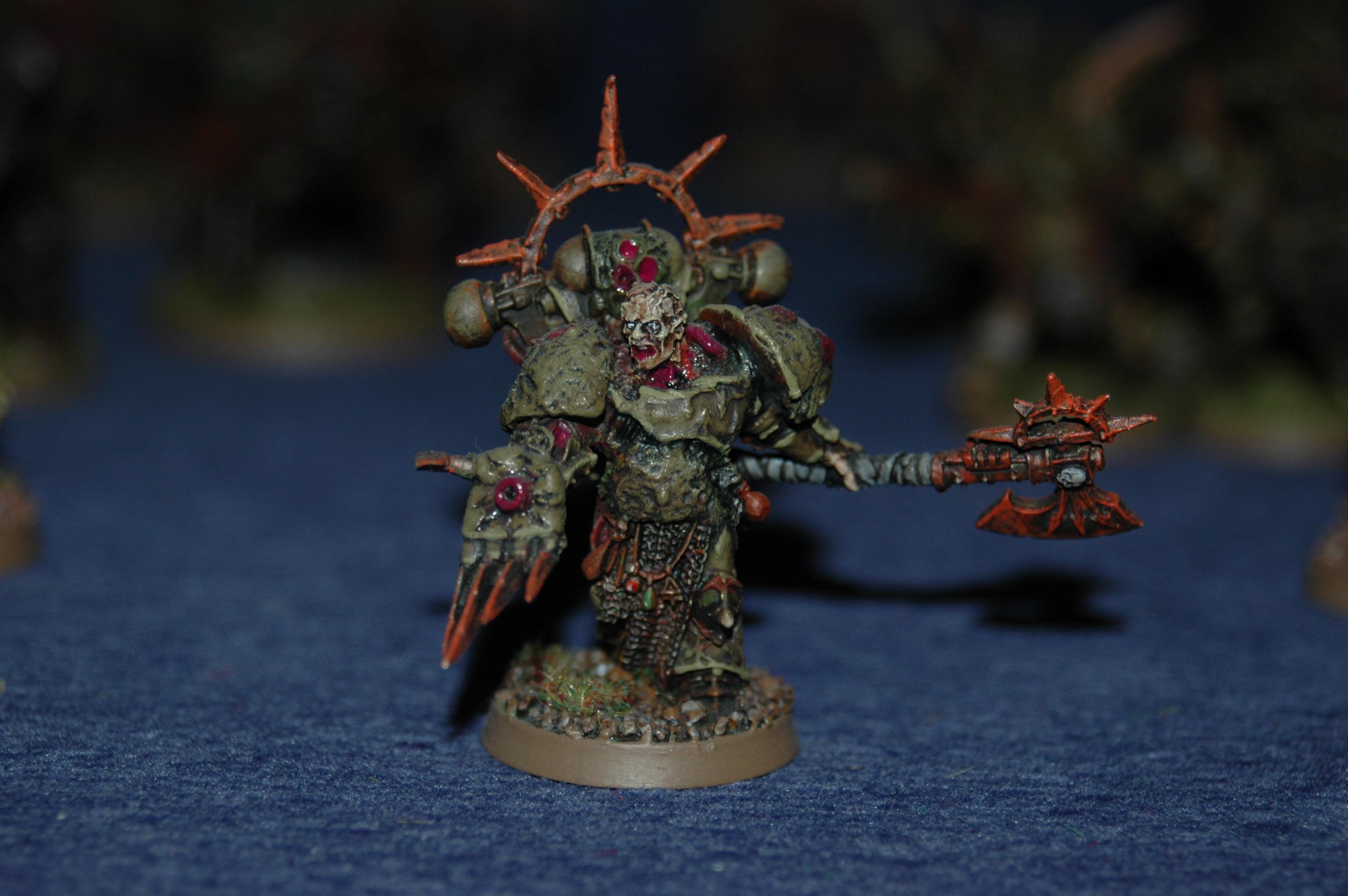 Chaos, Conversion, Huron Blackheart, Nurgle, Space Marines