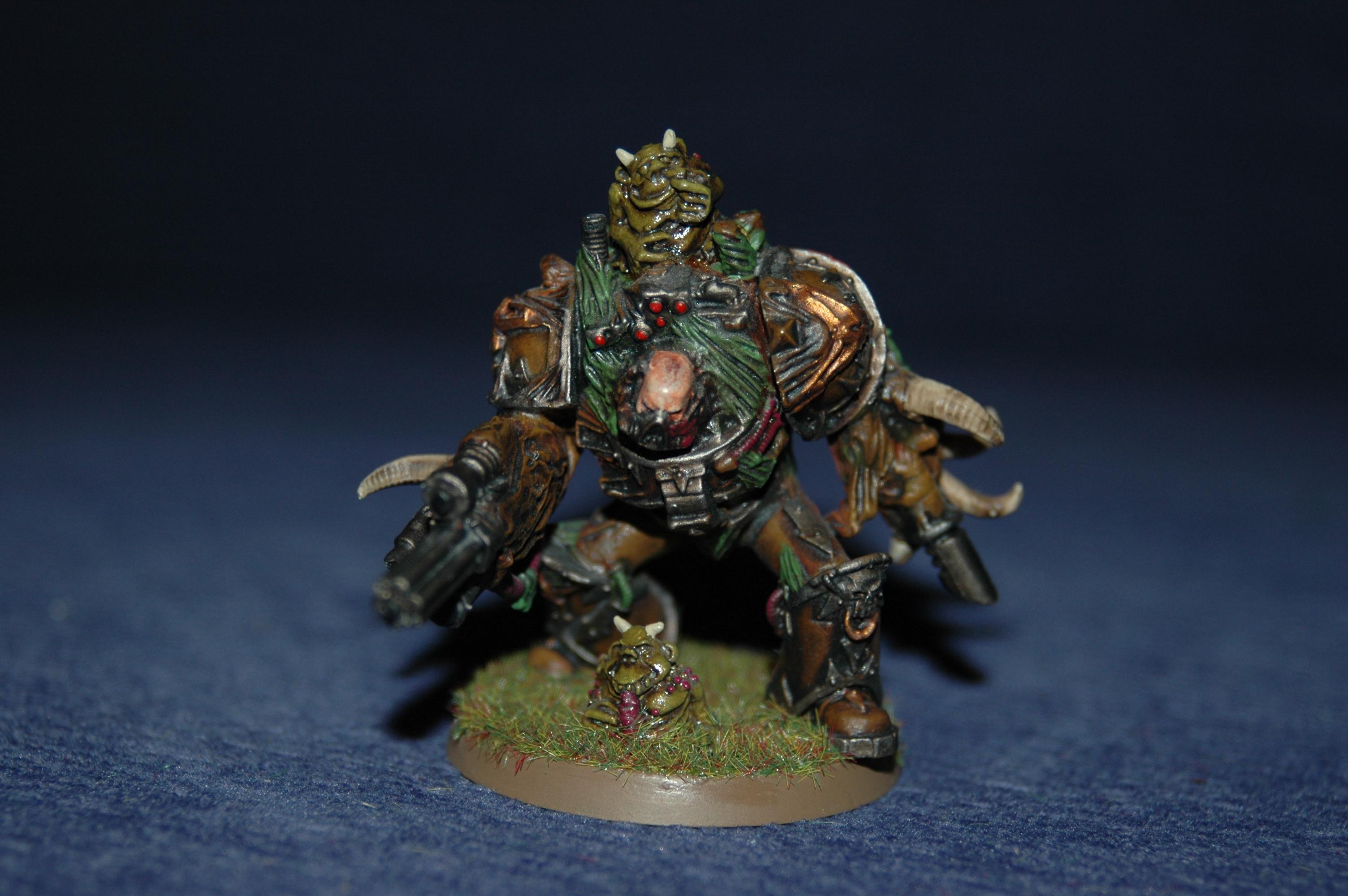 Obliterator with a Nurgling hitch hiker on top