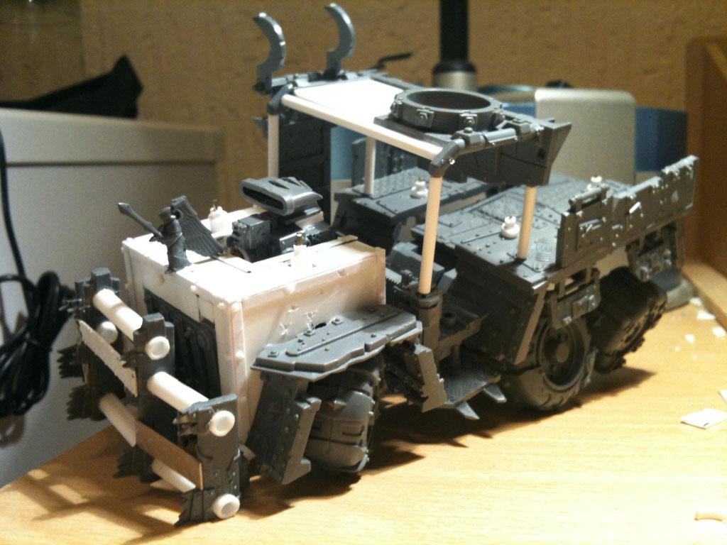 Da Dark Angelz, Orks, Trukk, Work In Progress
