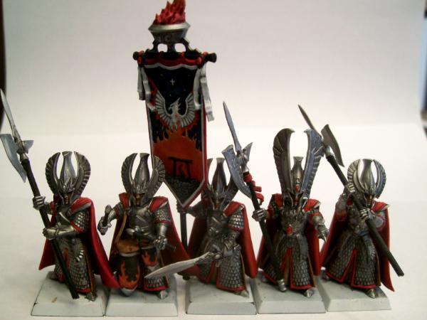 Warhammer High Elf Phoenix Guard Satchel Bits x4