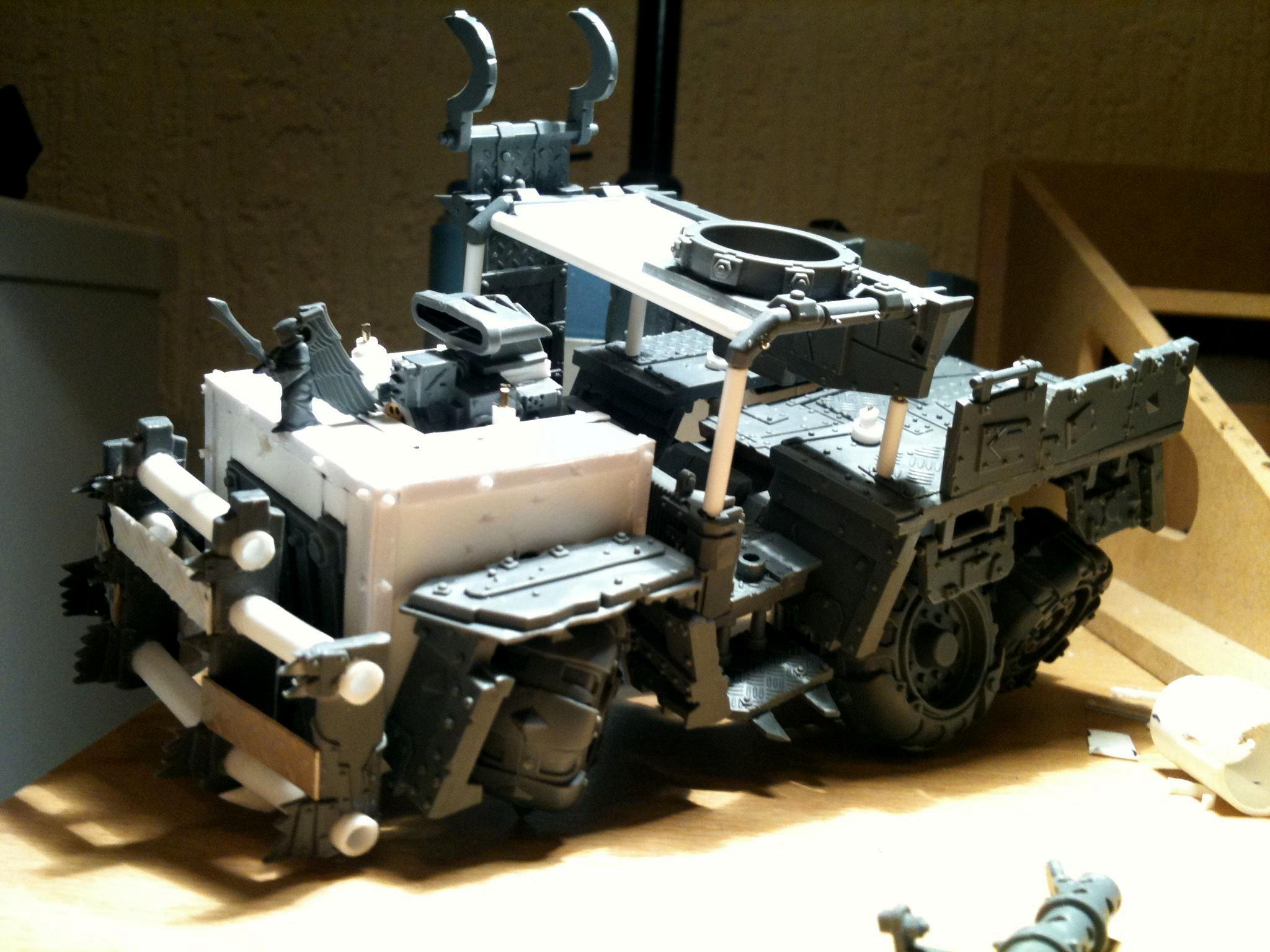 Da Dark Angelz, Orks, Trukk, Work In Progress